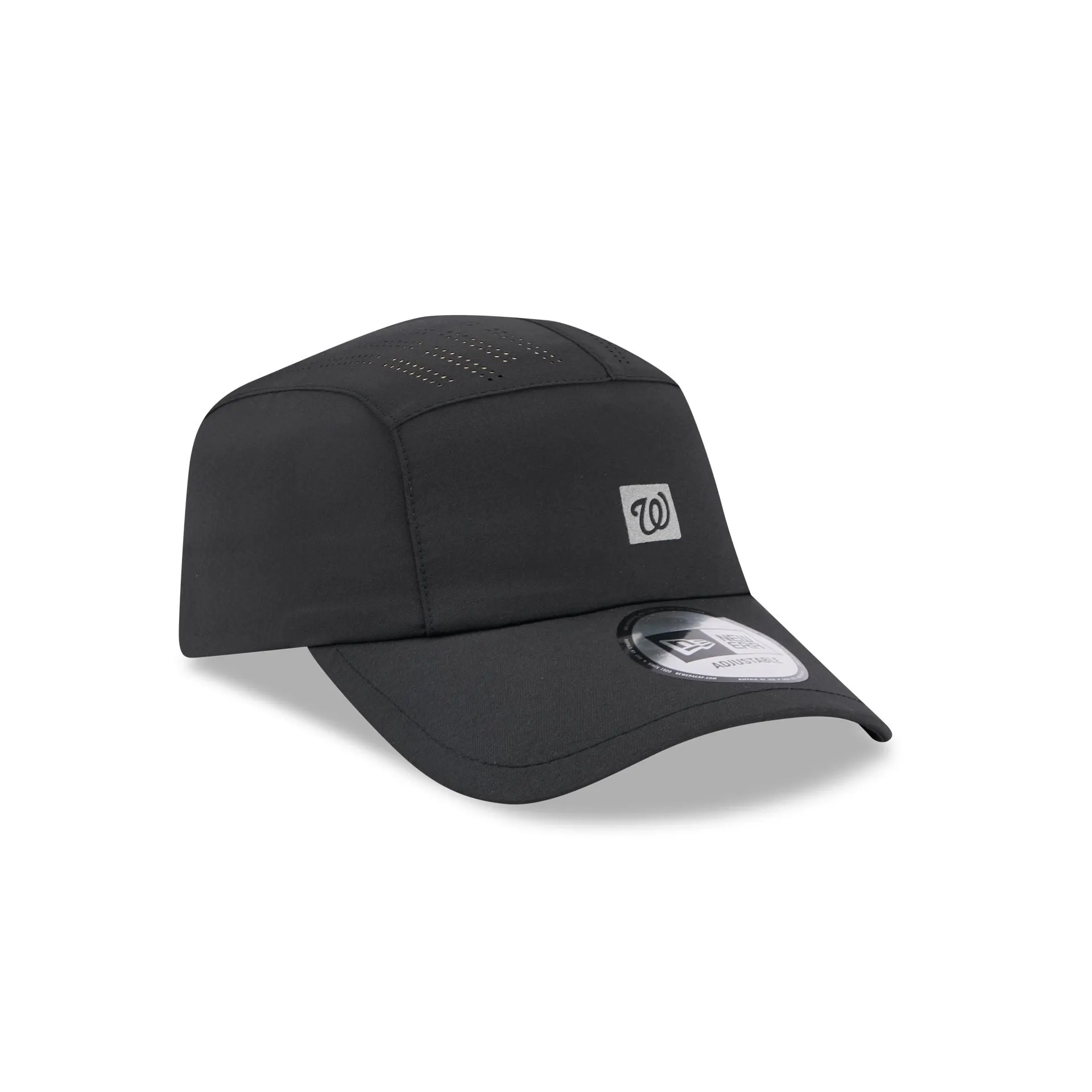 Washington Nationals Black Reflect Runner Adjustable Hat sold by New Era product image thumbnail 3