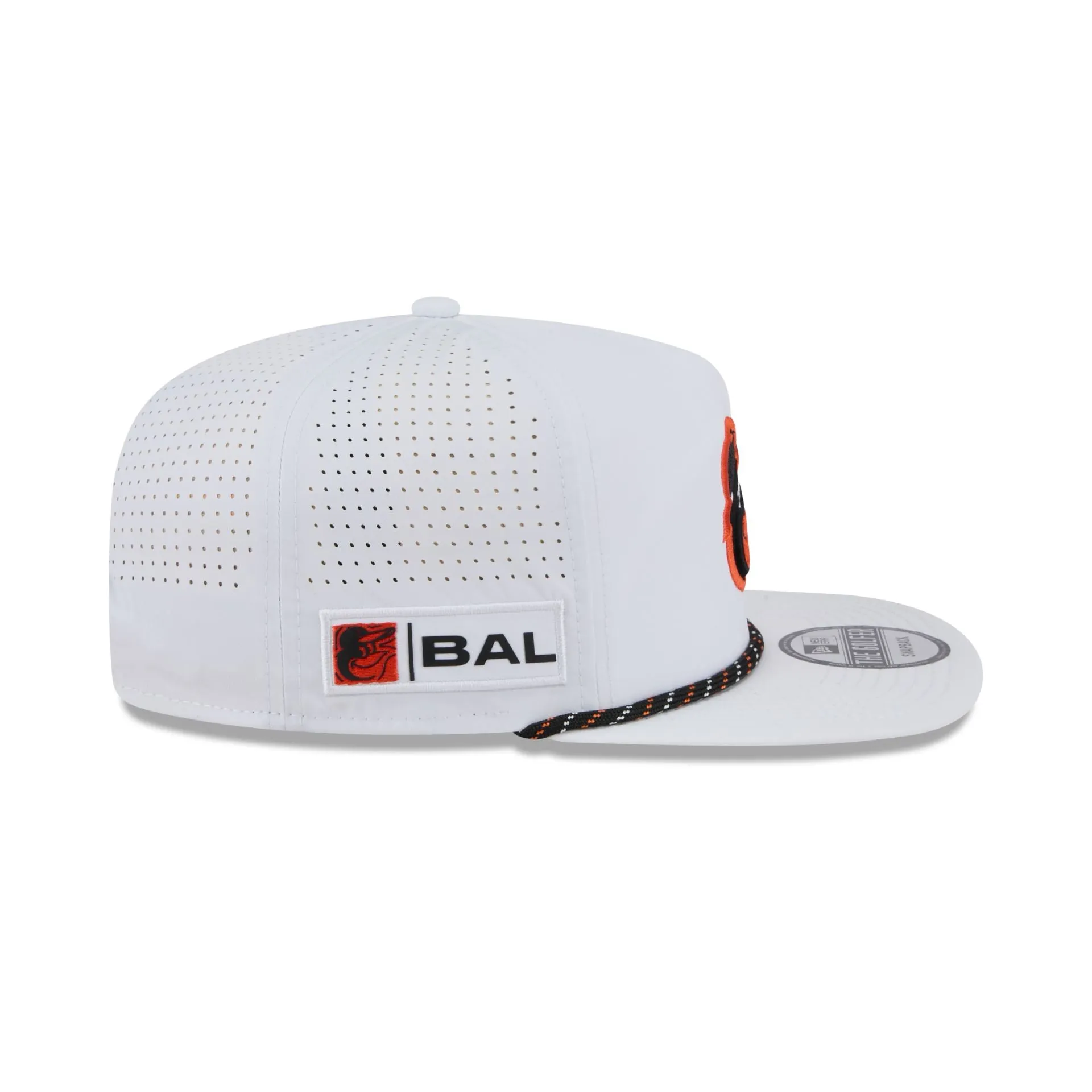 Baltimore Orioles Optic White Performance Rope Golfer Hat sold by New Era product image thumbnail 5