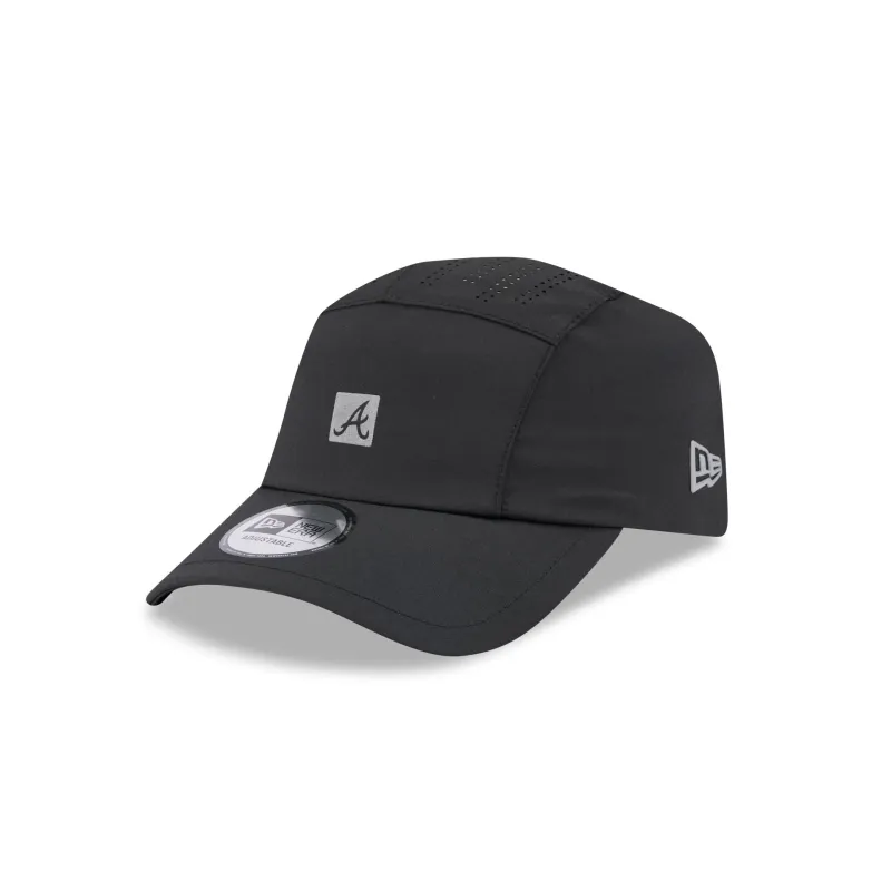 Atlanta Braves Black Reflect Runner Adjustable Hat sold by New Era