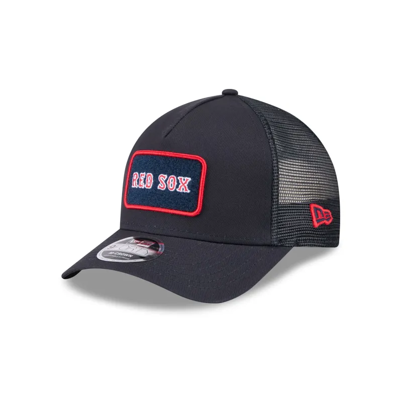 Boston Red Sox Tonal Patch 9FORTY M-Crown A-Frame Trucker Hat sold by New Era