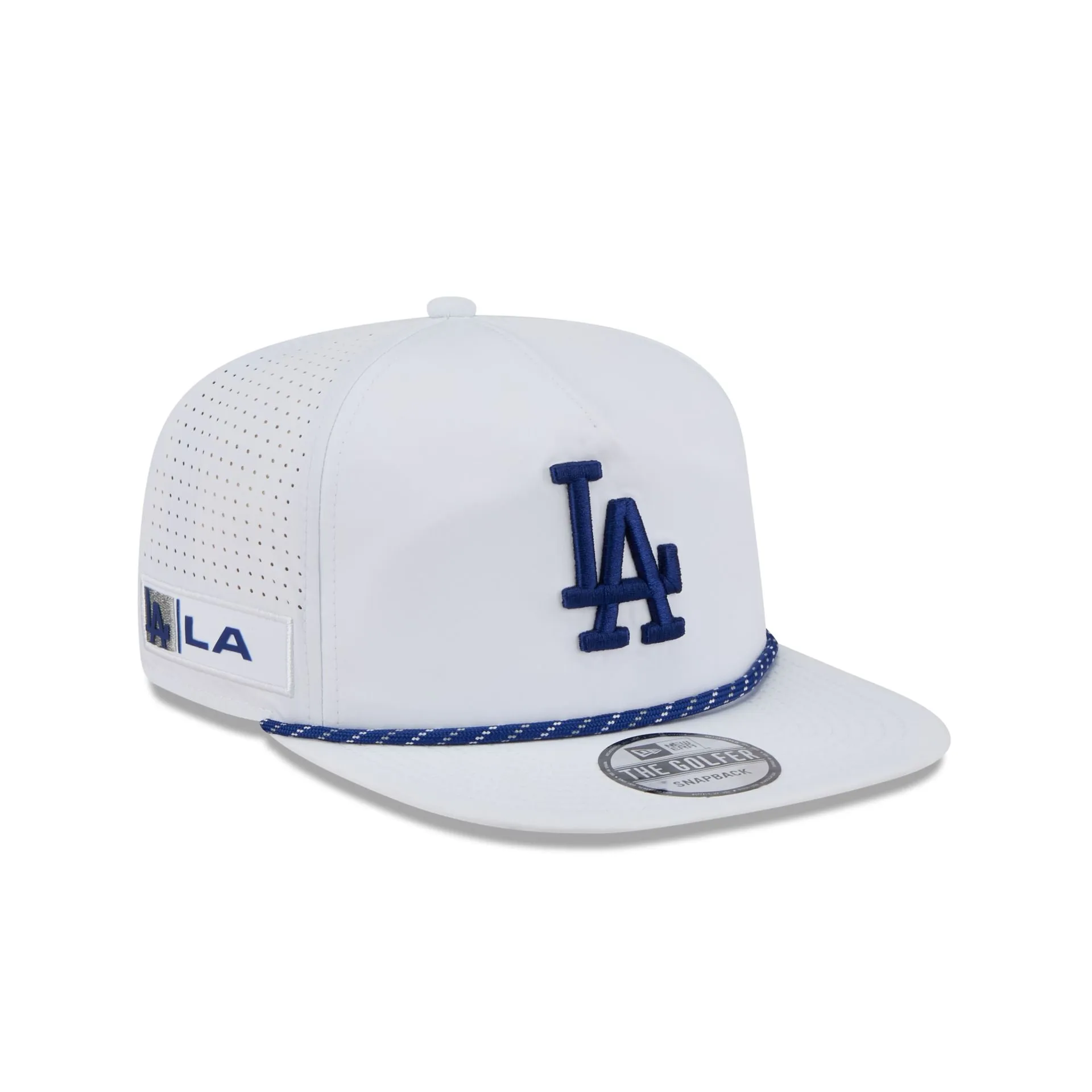 Los Angeles Dodgers Optic White Performance Rope Golfer Hat sold by New Era product image thumbnail 3