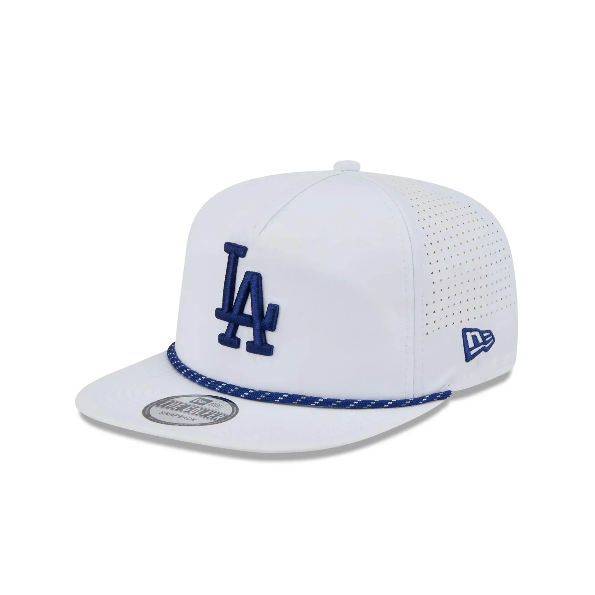 Los Angeles Dodgers Optic White Performance Rope Golfer Hat sold by New Era