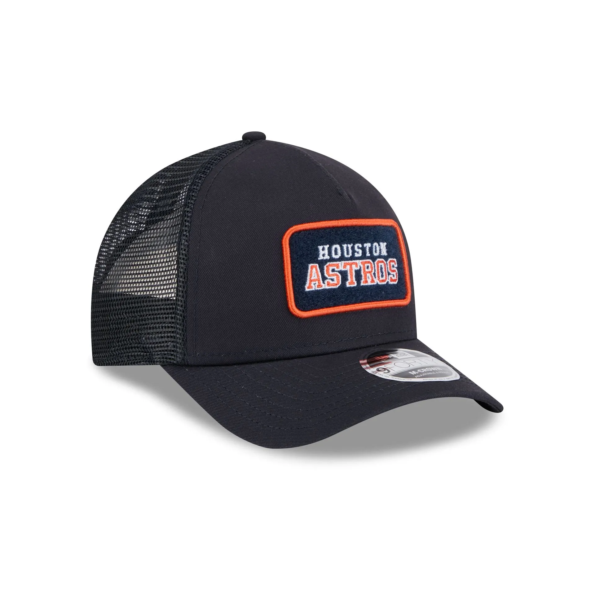 Houston Astros Tonal Patch 9FORTY M-Crown A-Frame Trucker Hat sold by New Era product image thumbnail 3
