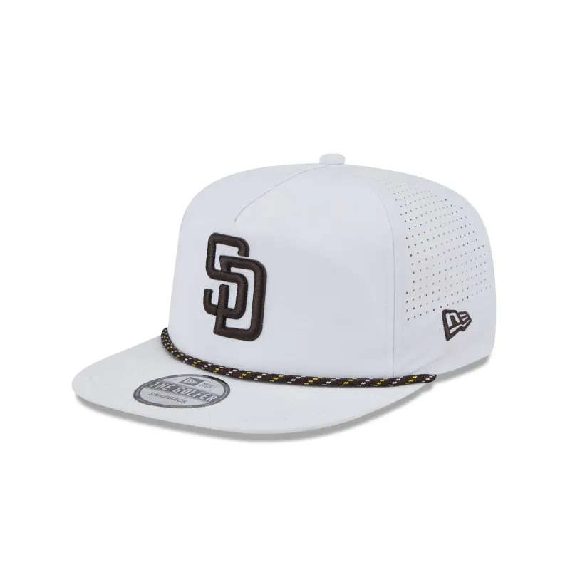 San Diego Padres Optic White Performance Rope Golfer Hat sold by New Era