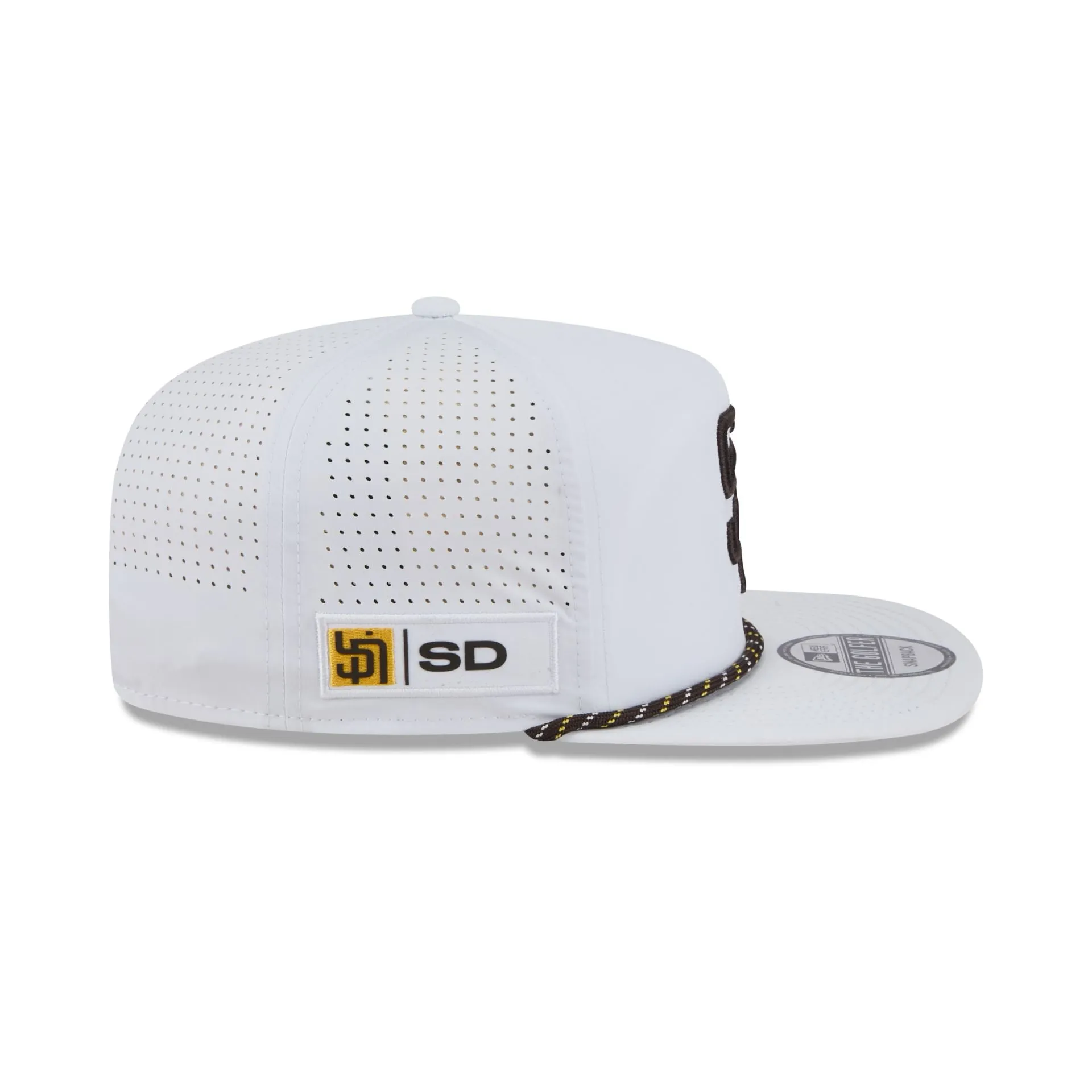 San Diego Padres Optic White Performance Rope Golfer Hat sold by New Era product image thumbnail 5