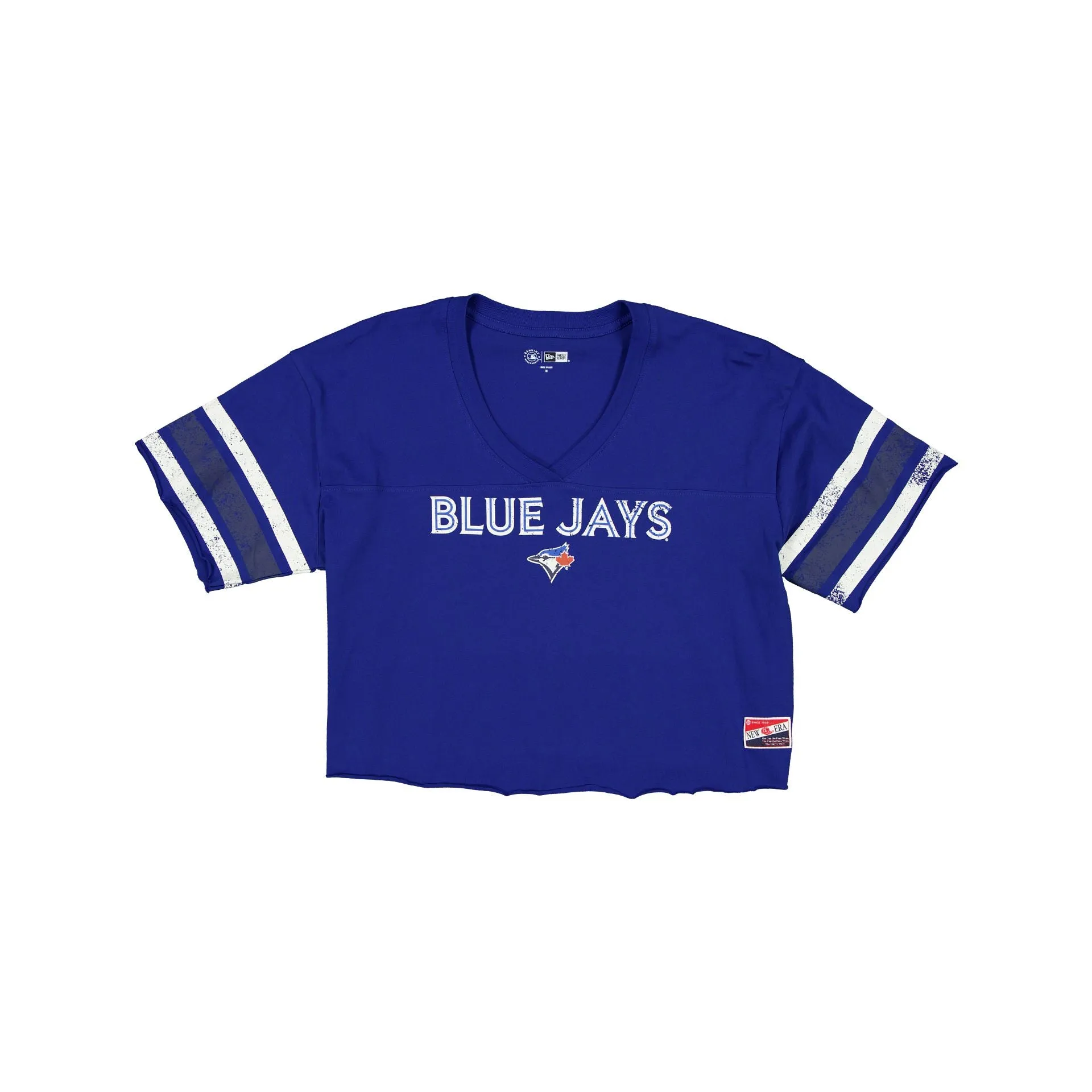 Toronto Blue Jays Throwback Cropped Women's T-Shirt sold by New Era