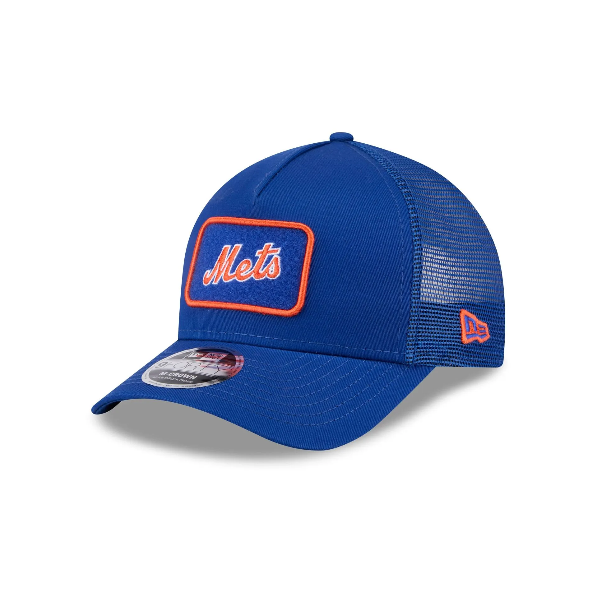 New York Mets Tonal Patch 9FORTY M-Crown A-Frame Trucker Hat sold by New Era