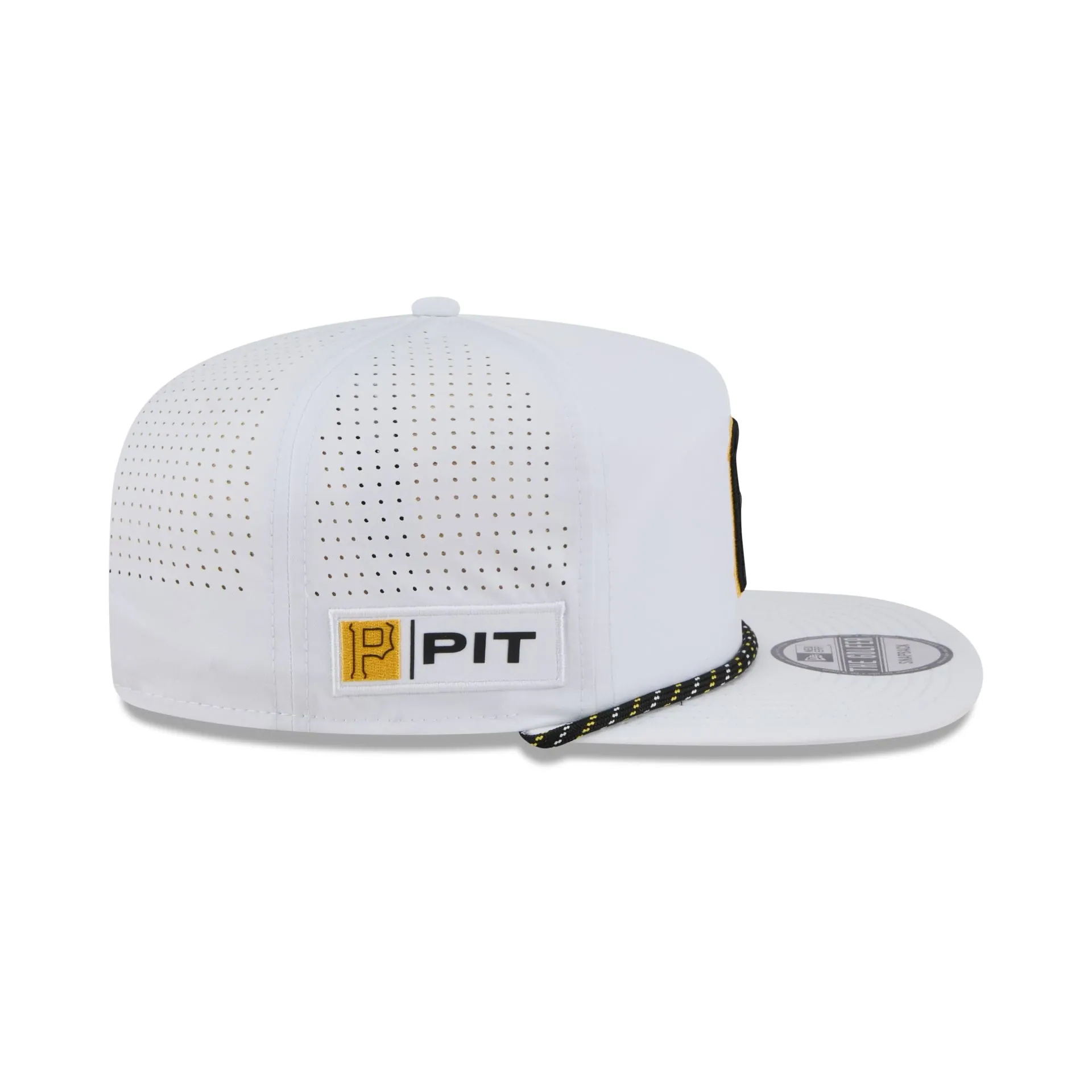 Pittsburgh Pirates Optic White Performance Rope Golfer Hat sold by New Era product image thumbnail 5
