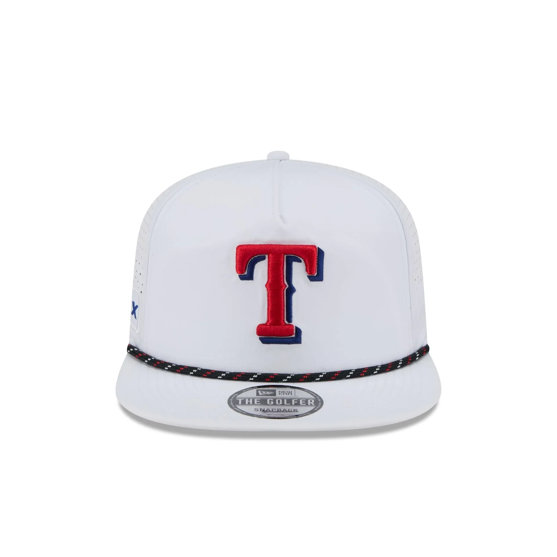 Texas Rangers Optic White Performance Rope Golfer Hat sold by New Era product image thumbnail 2