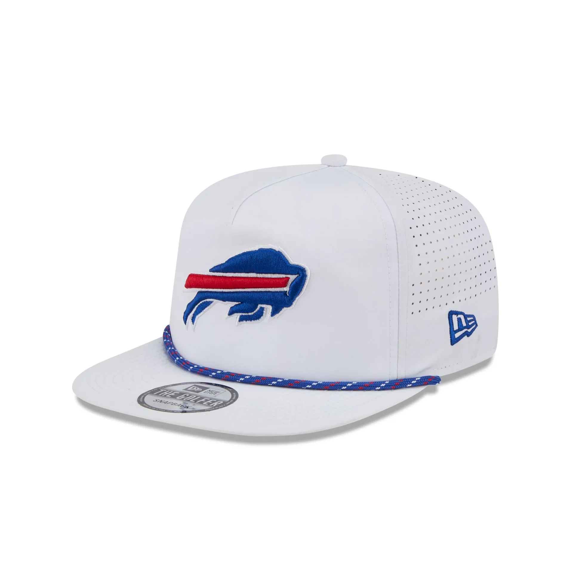 Buffalo Bills Optic White Performance Rope Golfer Hat sold by New Era