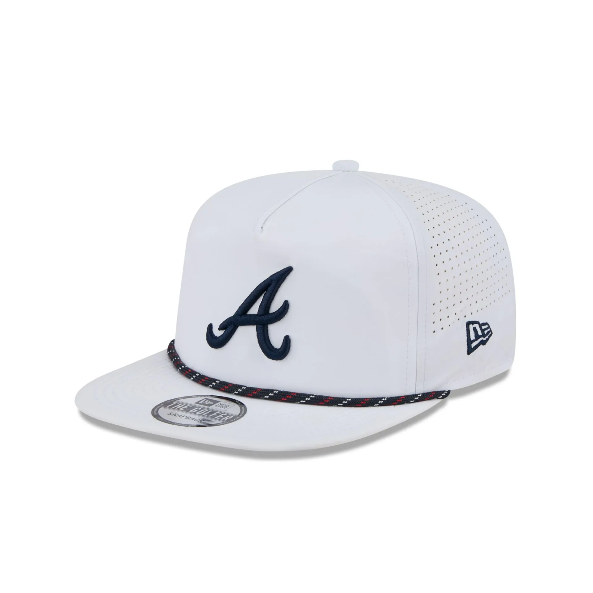 Atlanta Braves Optic White Performance Rope Golfer Hat sold by New Era