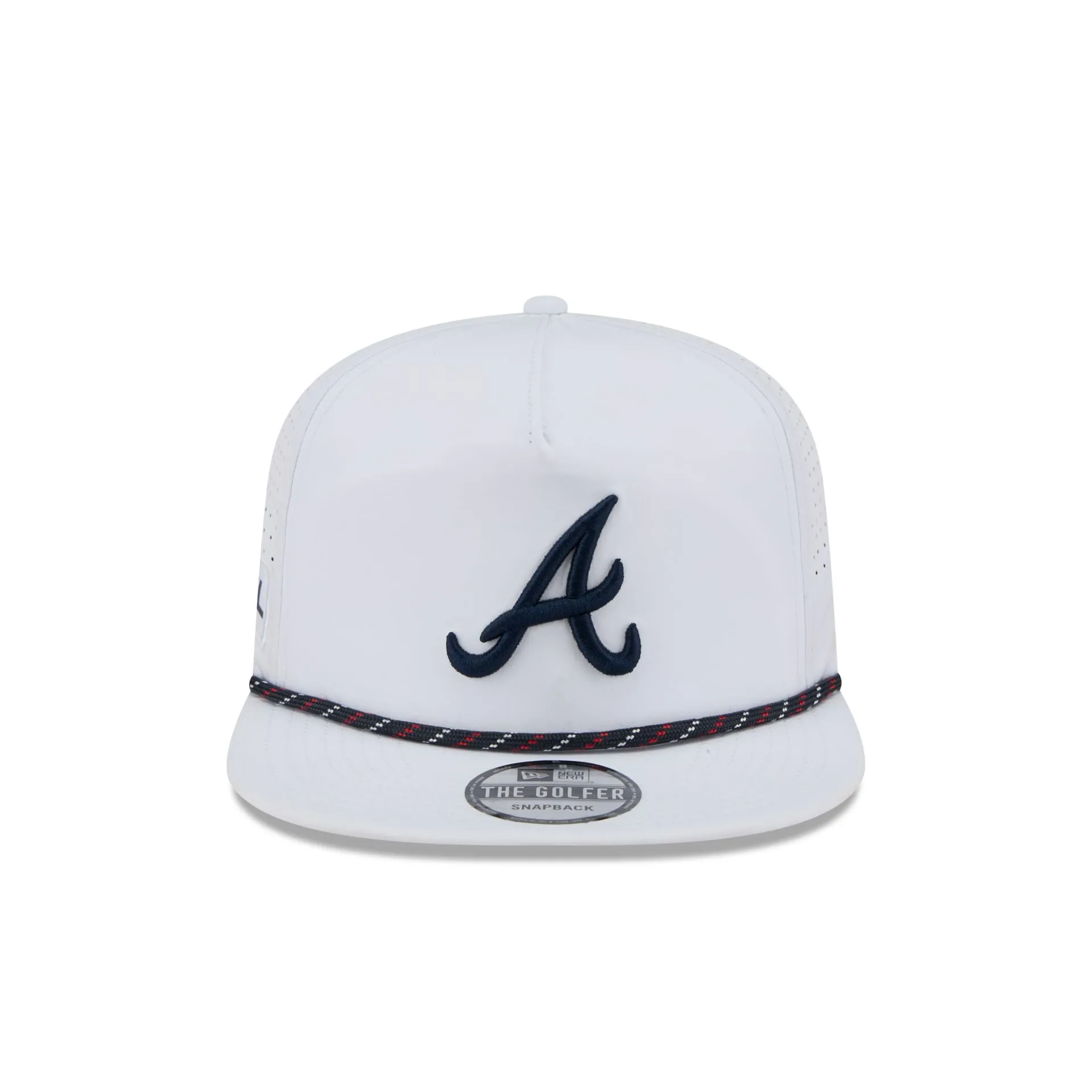 Atlanta Braves Optic White Performance Rope Golfer Hat sold by New Era product image thumbnail 2