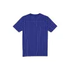 Toronto Blue Jays Throwback Pinstripe Wordmark T-Shirt sold by New Era