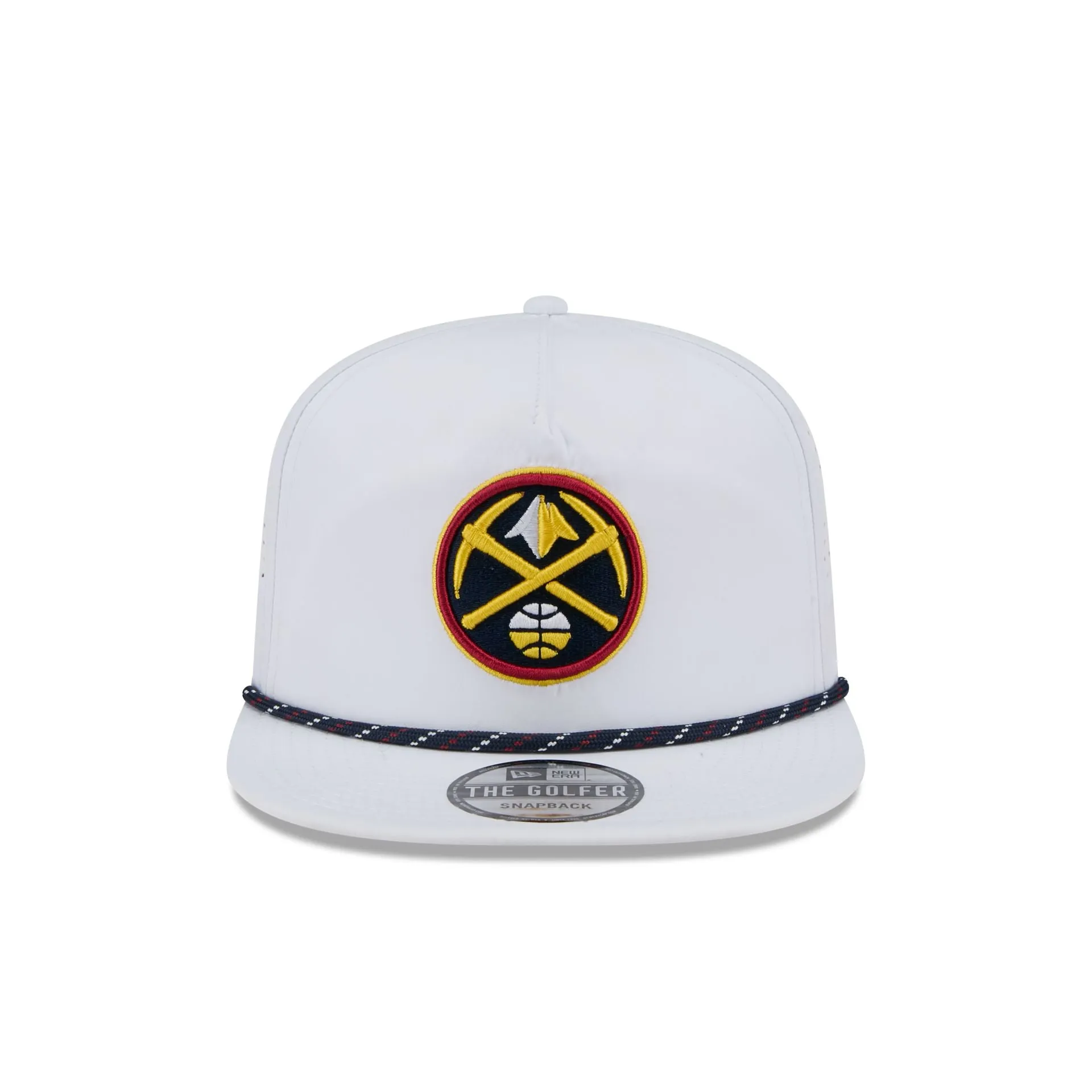 Denver Nuggets Optic White Performance Rope Golfer Hat sold by New Era product image thumbnail 2