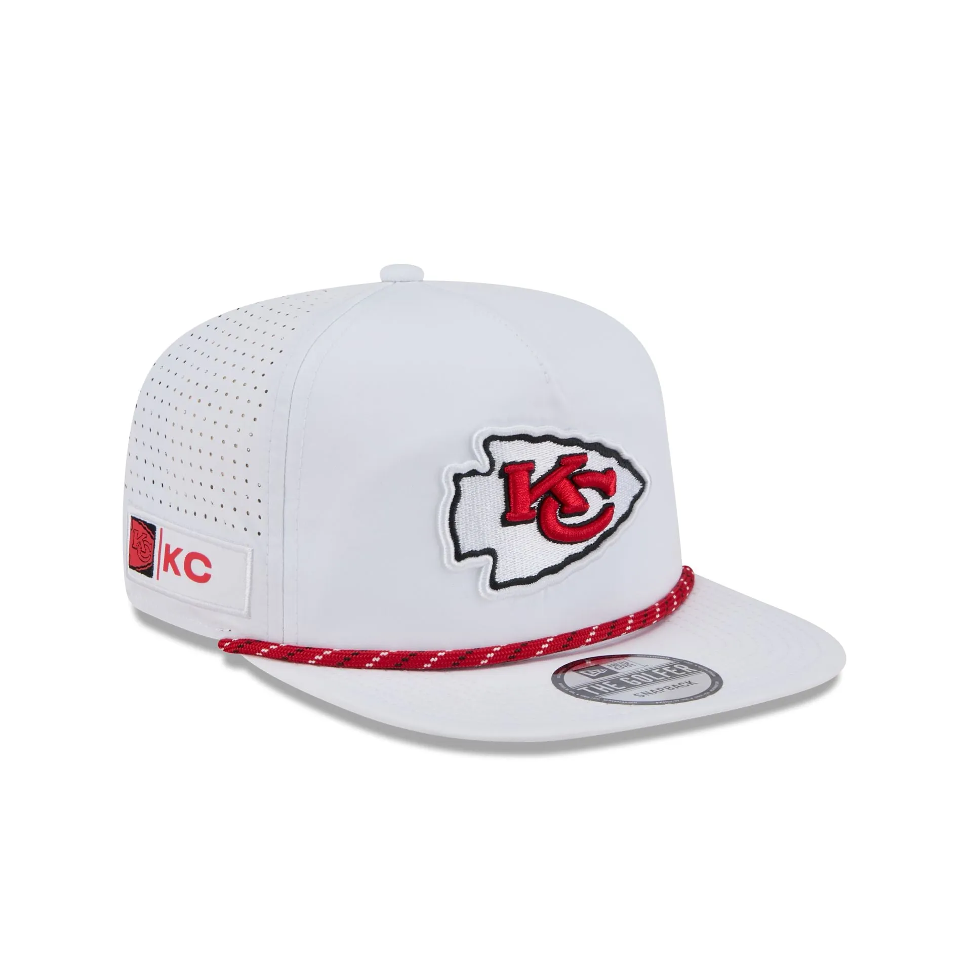 Kansas City Chiefs Optic White Performance Rope Golfer Hat sold by New Era product image thumbnail 3