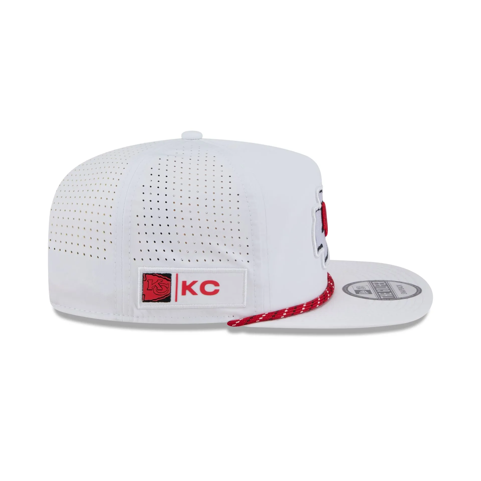 Kansas City Chiefs Optic White Performance Rope Golfer Hat sold by New Era product image thumbnail 5