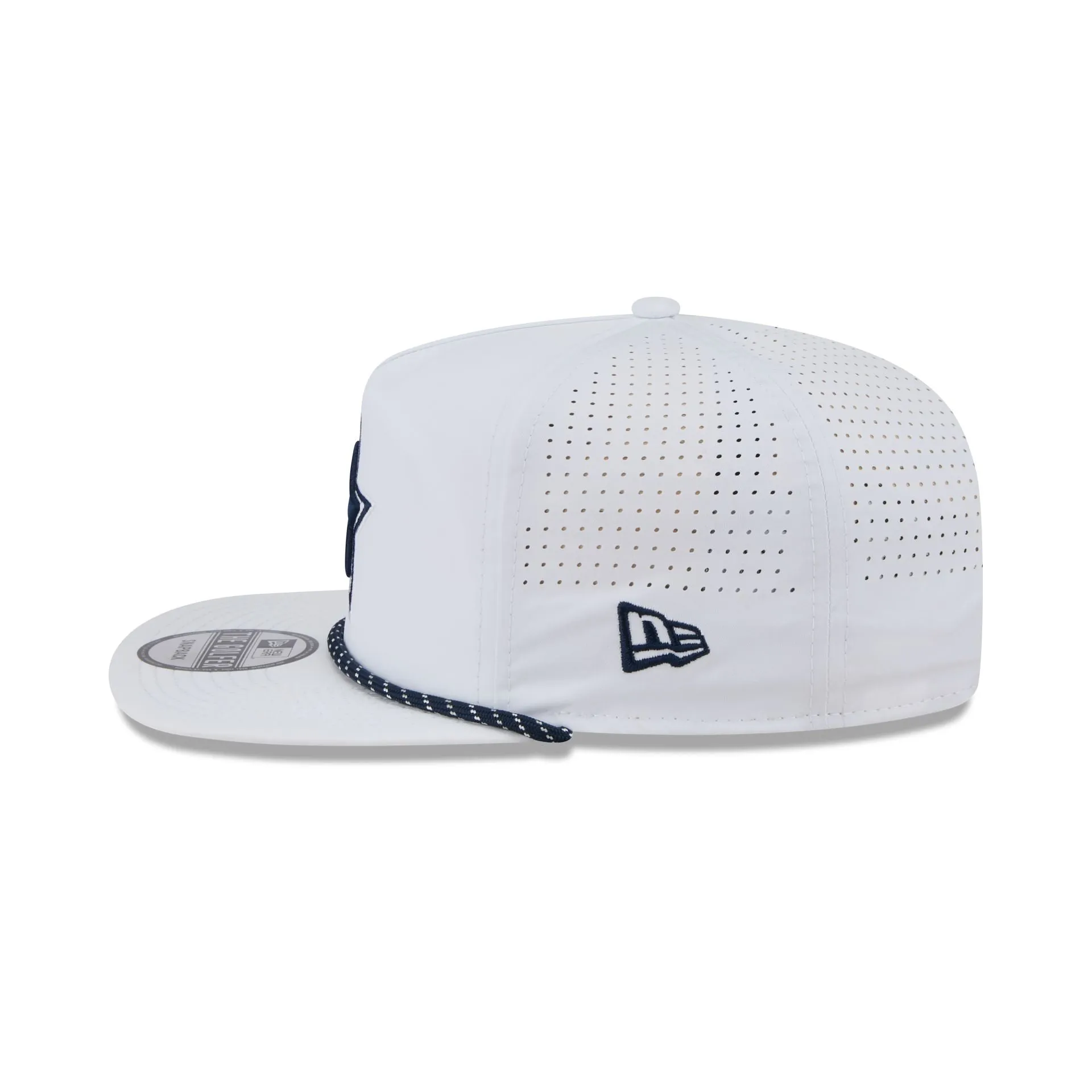 Dallas Cowboys Optic White Performance Rope Golfer Hat sold by New Era product image thumbnail 4