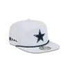Dallas Cowboys Optic White Performance Rope Golfer Hat sold by New Era