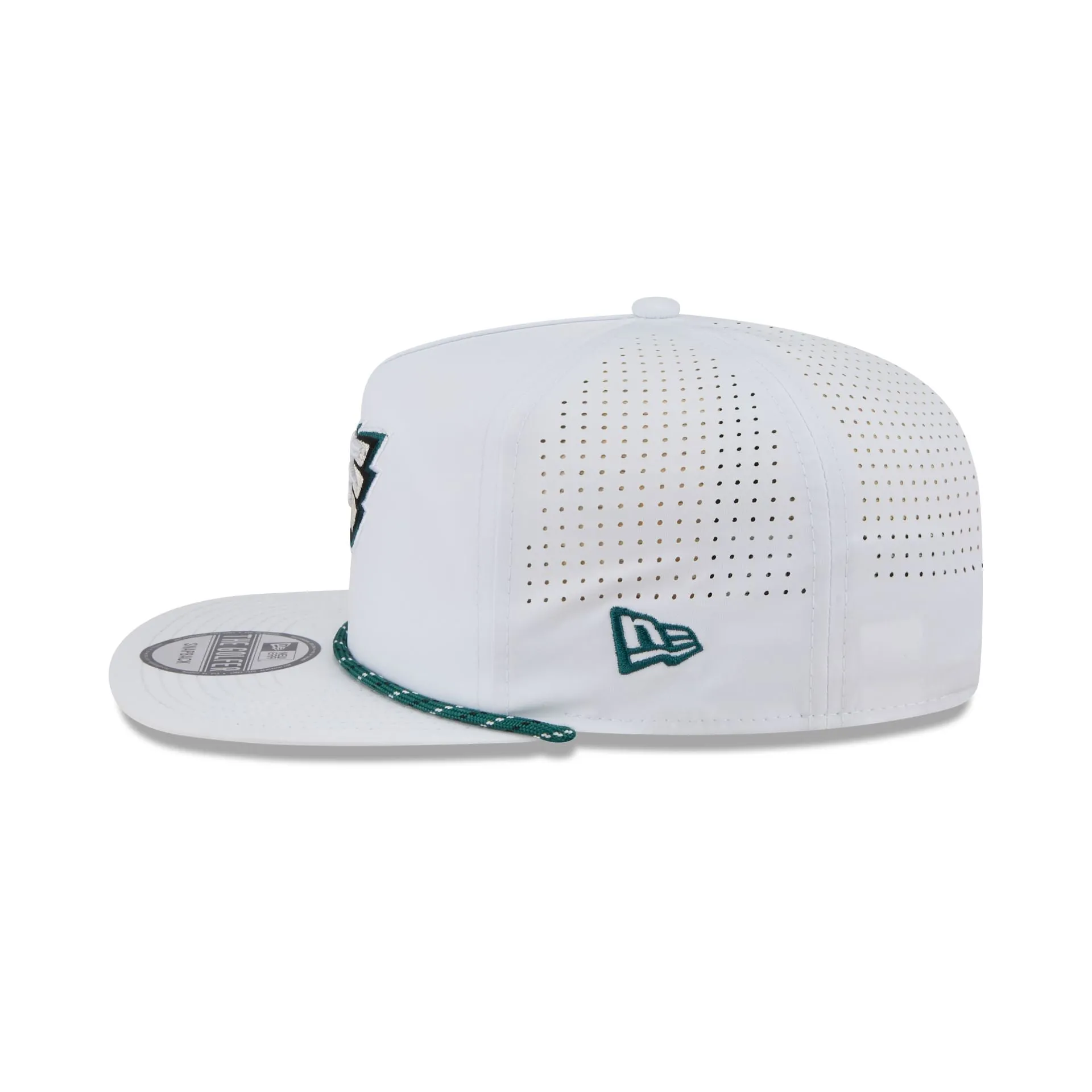Philadelphia Eagles Optic White Performance Rope Golfer Hat sold by New Era product image thumbnail 4