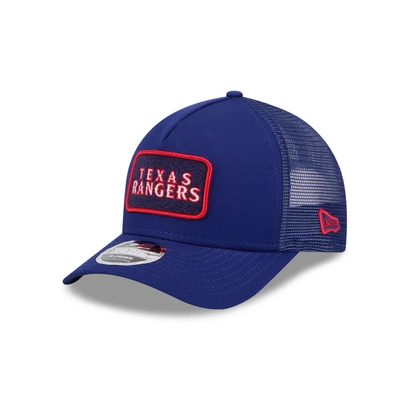 Texas Rangers Tonal Patch 9FORTY M-Crown A-Frame Trucker Hat sold by New Era