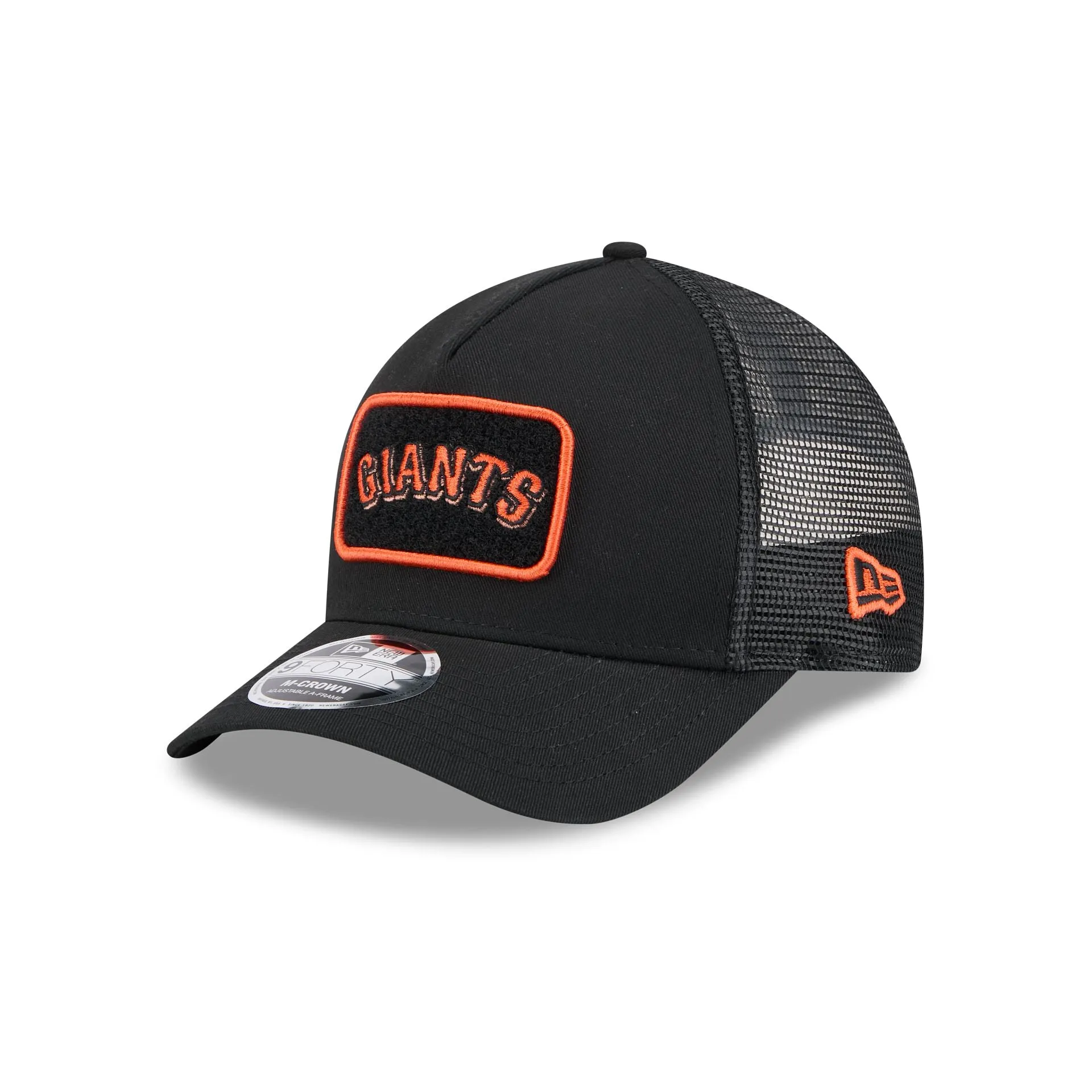 San Francisco Giants Tonal Patch 9FORTY M-Crown A-Frame Trucker Hat sold by New Era