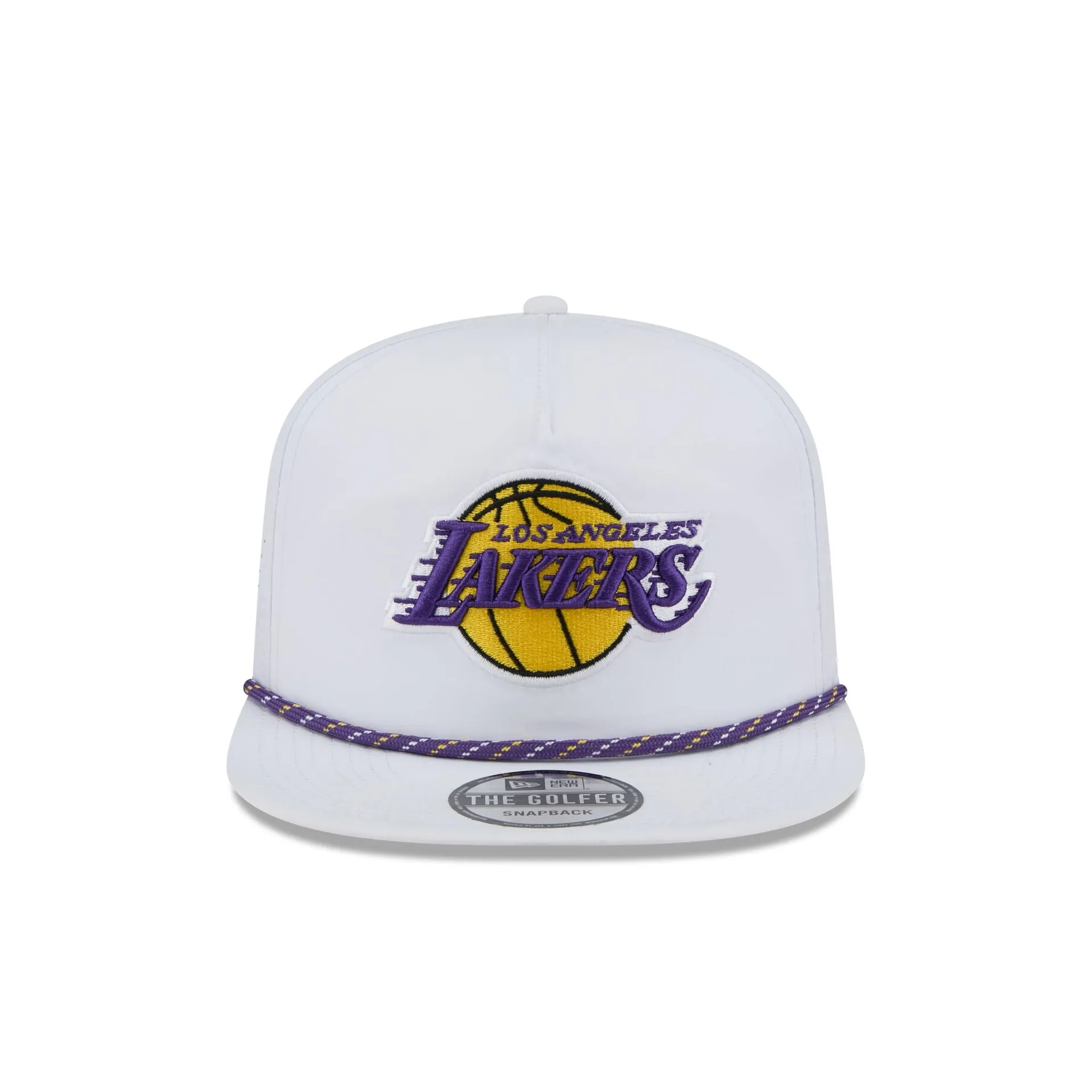 Los Angeles Lakers Optic White Performance Rope Golfer Hat sold by New Era product image thumbnail 2