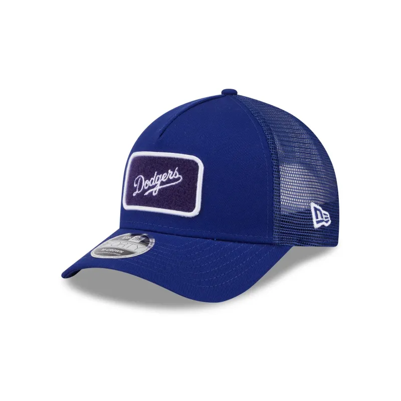 Los Angeles Dodgers Tonal Patch 9FORTY M-Crown A-Frame Trucker Hat sold by New Era