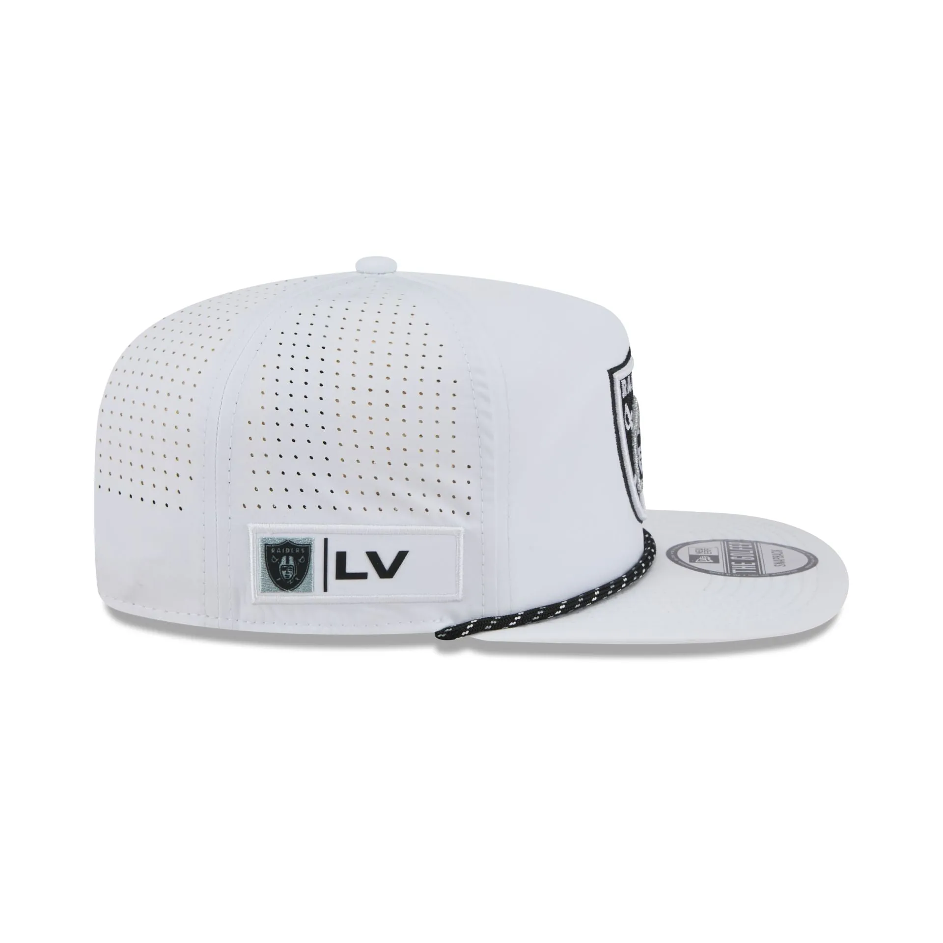 Las Vegas Raiders Optic White Performance Rope Golfer Hat sold by New Era product image thumbnail 5