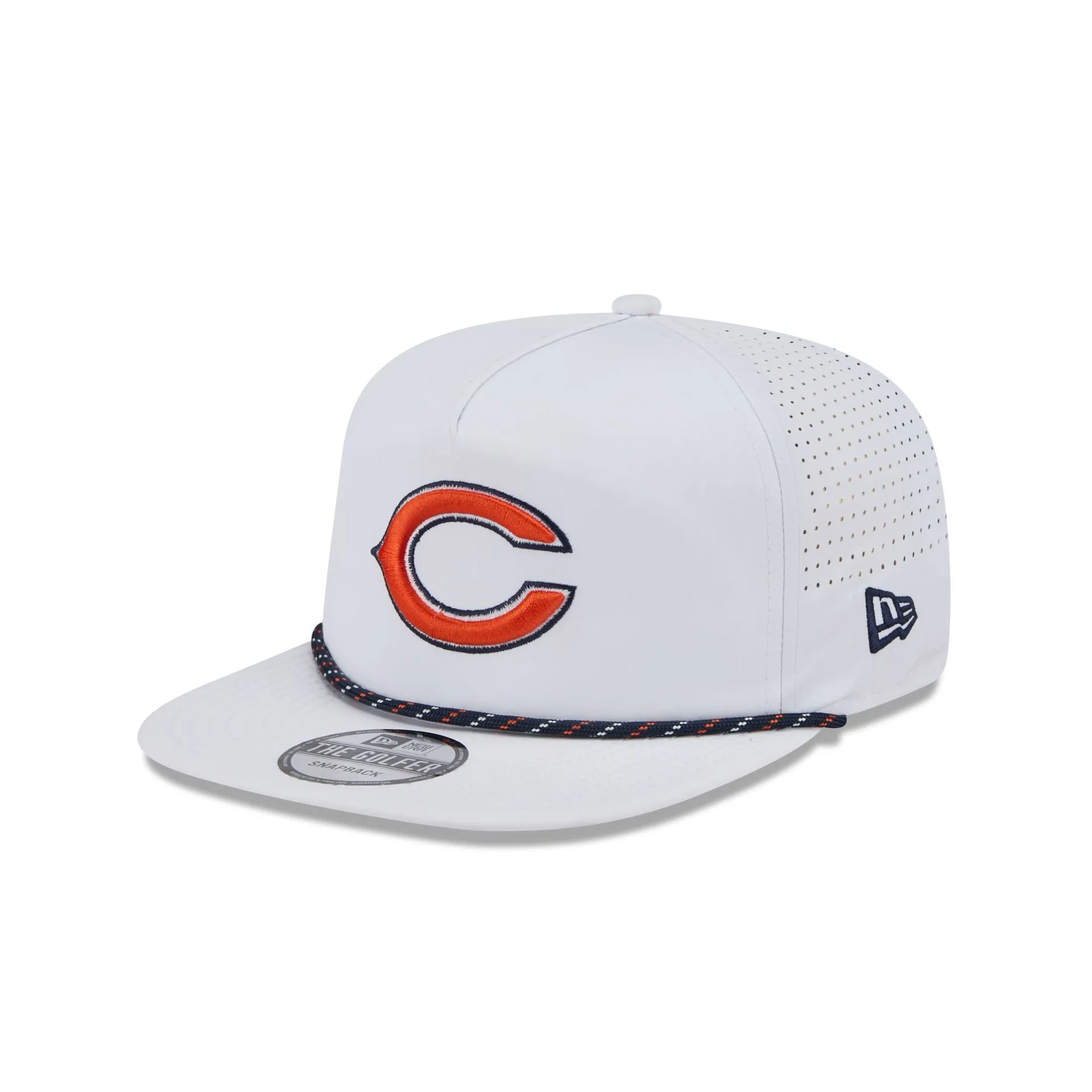 Chicago Bears Optic White Performance Rope Golfer Hat sold by New Era