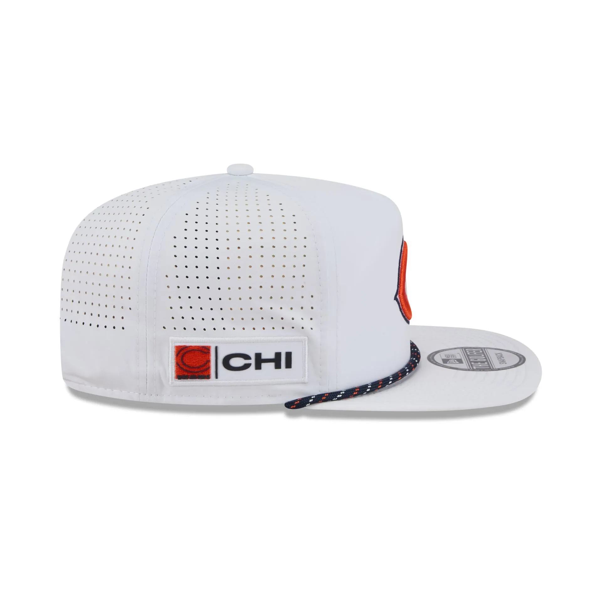 Chicago Bears Optic White Performance Rope Golfer Hat sold by New Era product image thumbnail 5