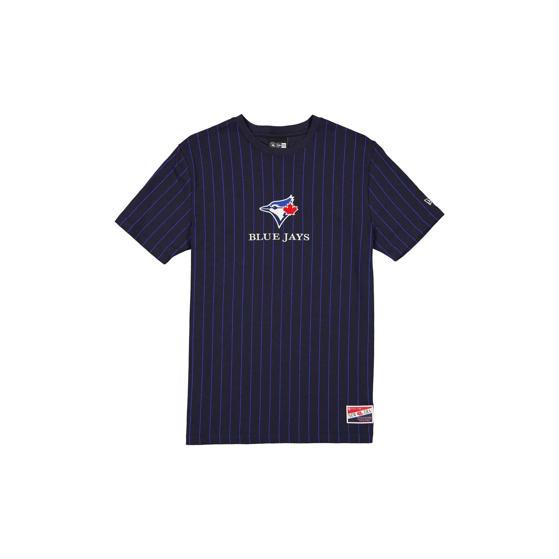 Toronto Blue Jays Throwback Pinstripe T-Shirt sold by New Era