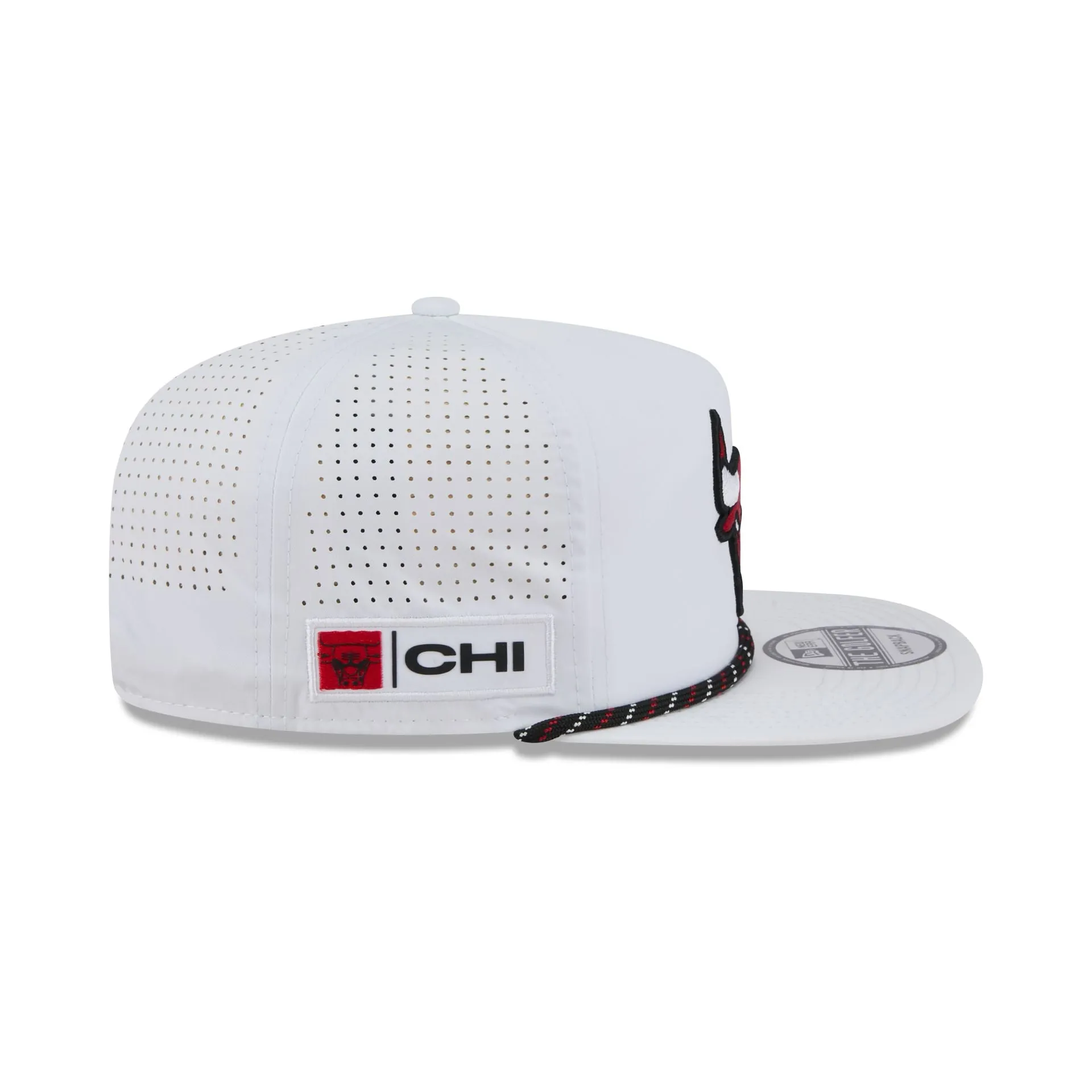 Chicago Bulls Optic White Performance Rope Golfer Hat sold by New Era product image thumbnail 5