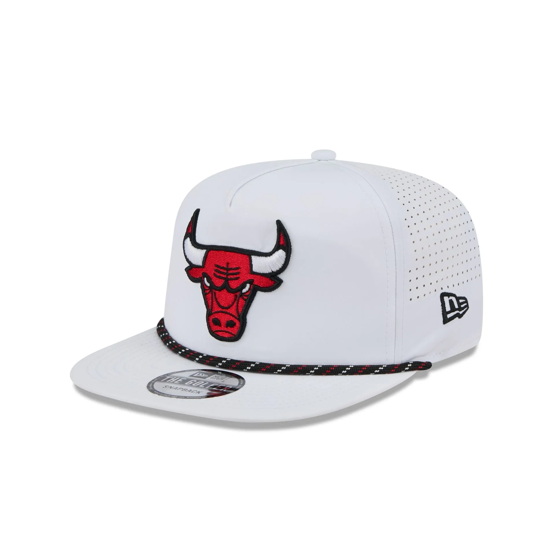 Chicago Bulls Optic White Performance Rope Golfer Hat sold by New Era
