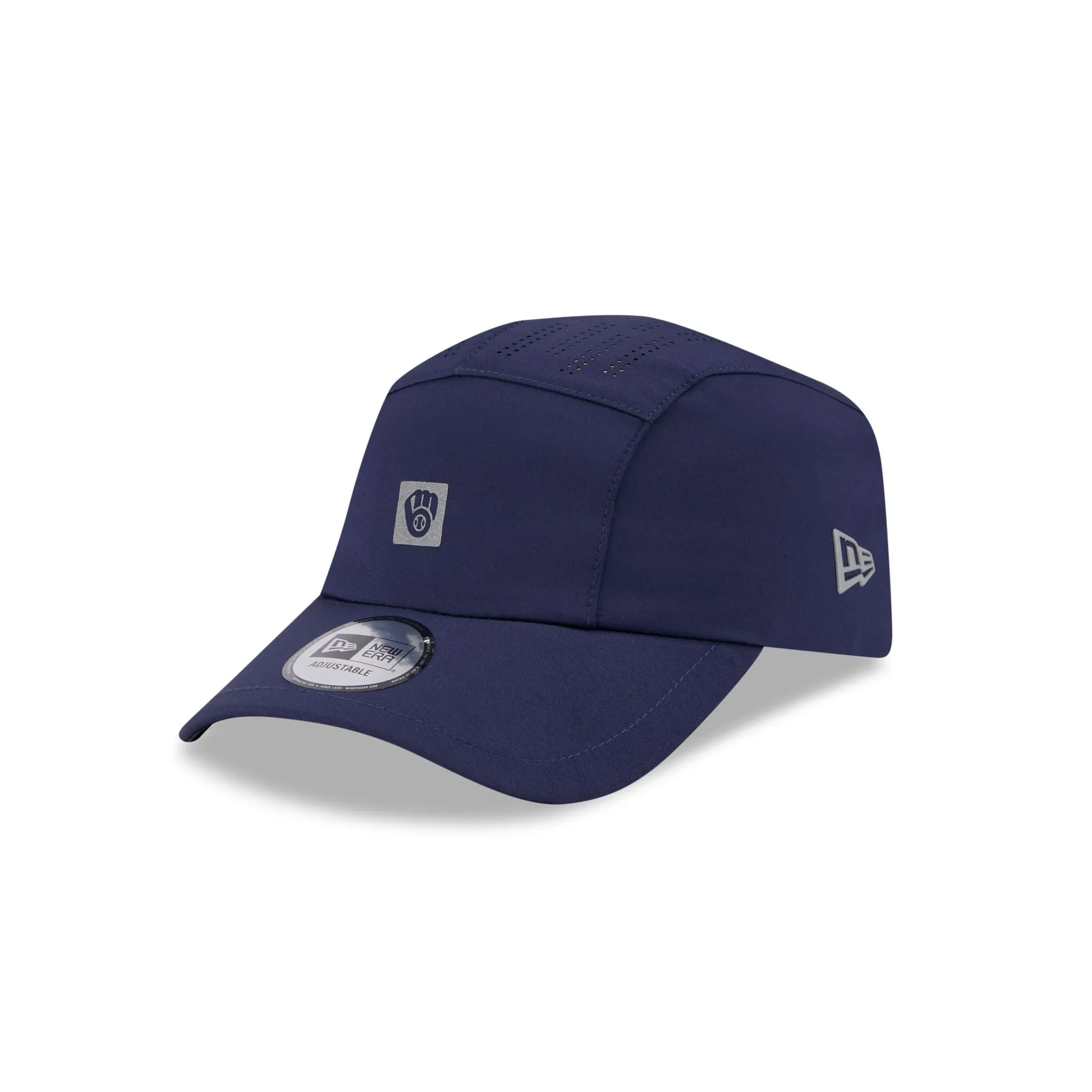 Milwaukee Brewers Reflect Runner Adjustable Hat sold by New Era