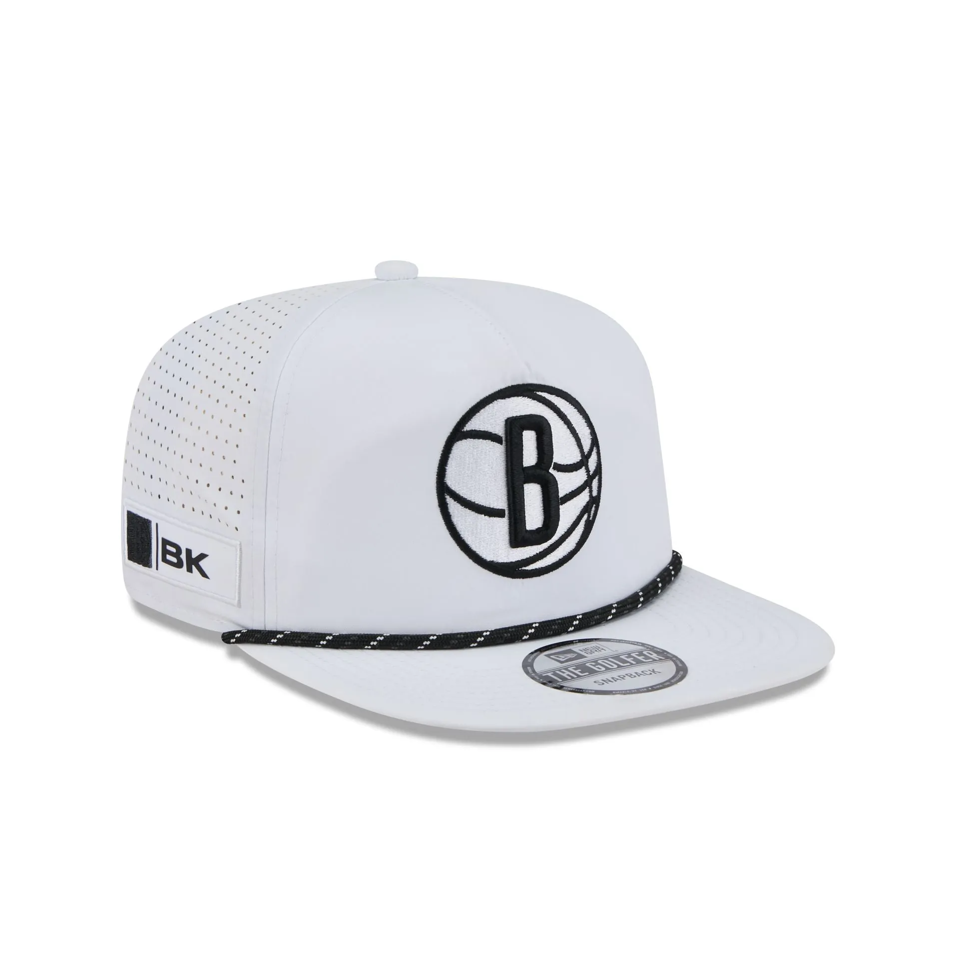 Brooklyn Nets Optic White Performance Rope Golfer Hat sold by New Era product image thumbnail 3