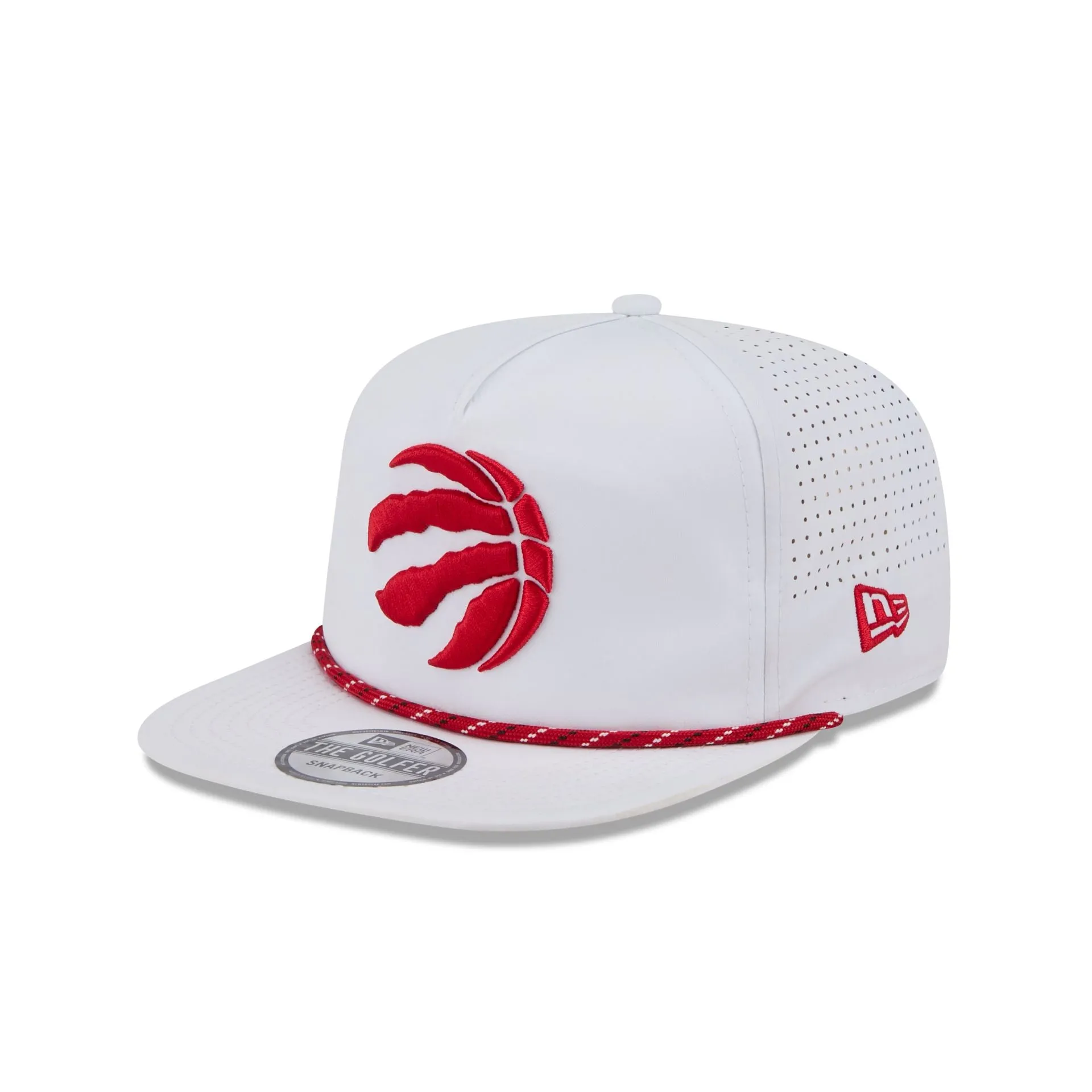 Toronto Raptors Optic White Performance Rope Golfer Hat sold by New Era