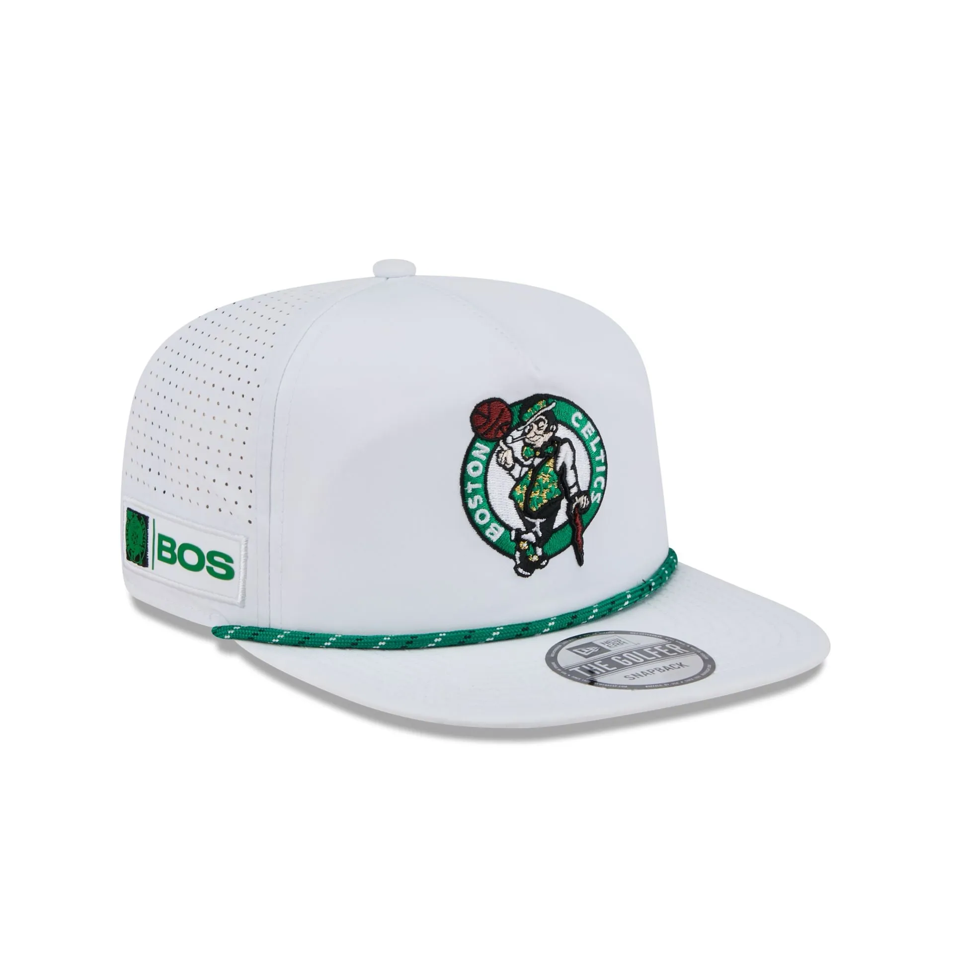 Boston Celtics Optic White Performance Rope Golfer Hat sold by New Era product image thumbnail 3