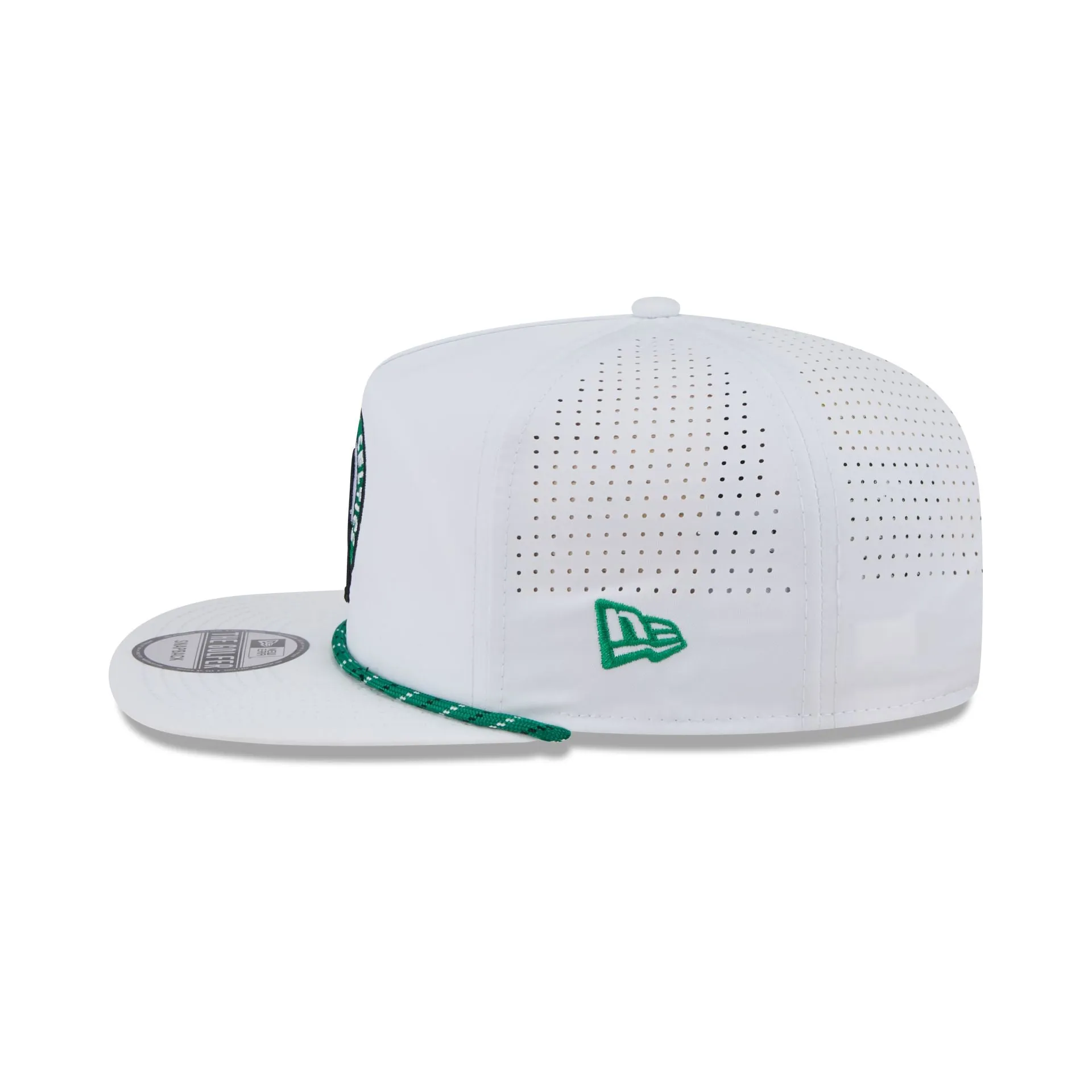 Boston Celtics Optic White Performance Rope Golfer Hat sold by New Era product image thumbnail 4