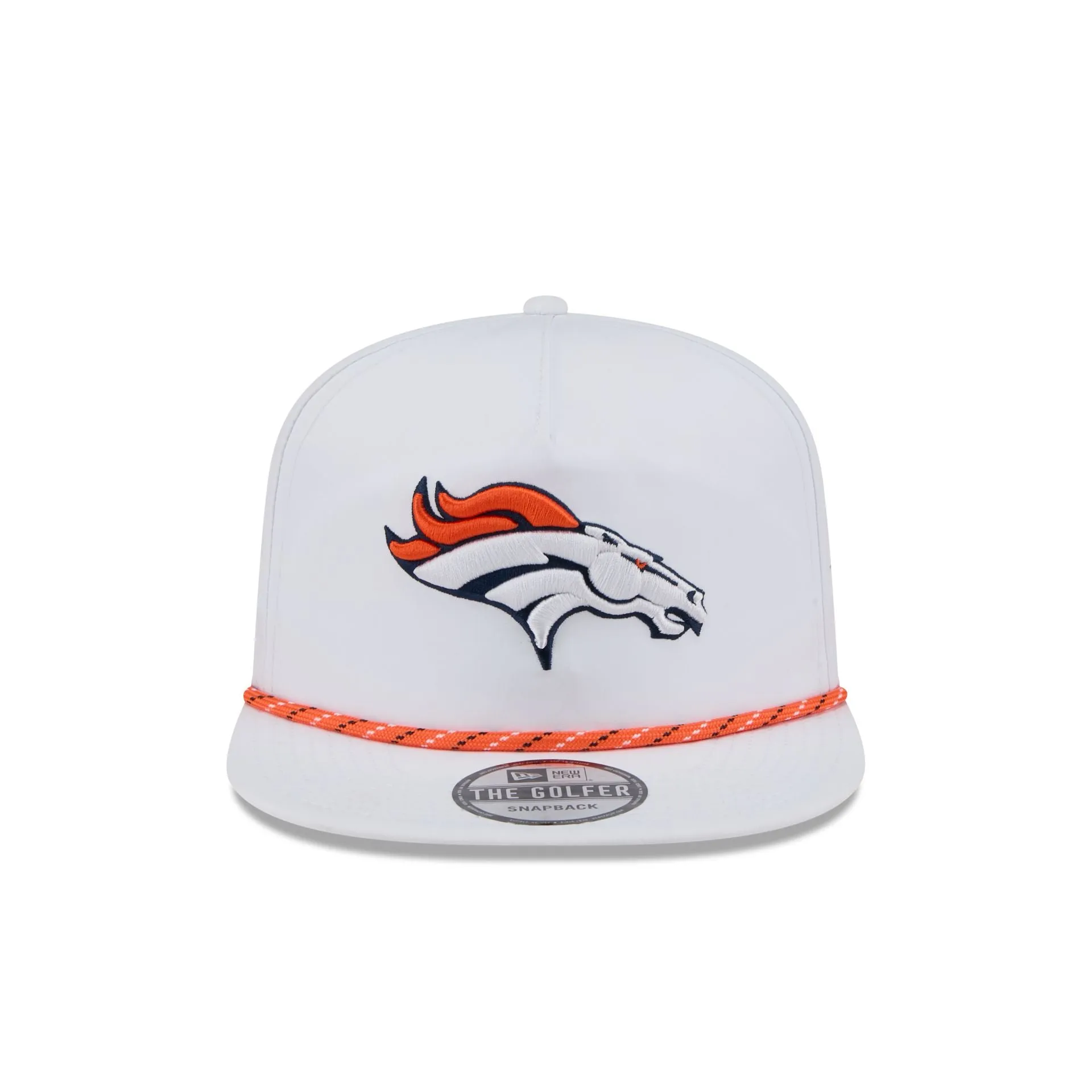 Denver Broncos Optic White Performance Rope Golfer Hat sold by New Era product image thumbnail 2