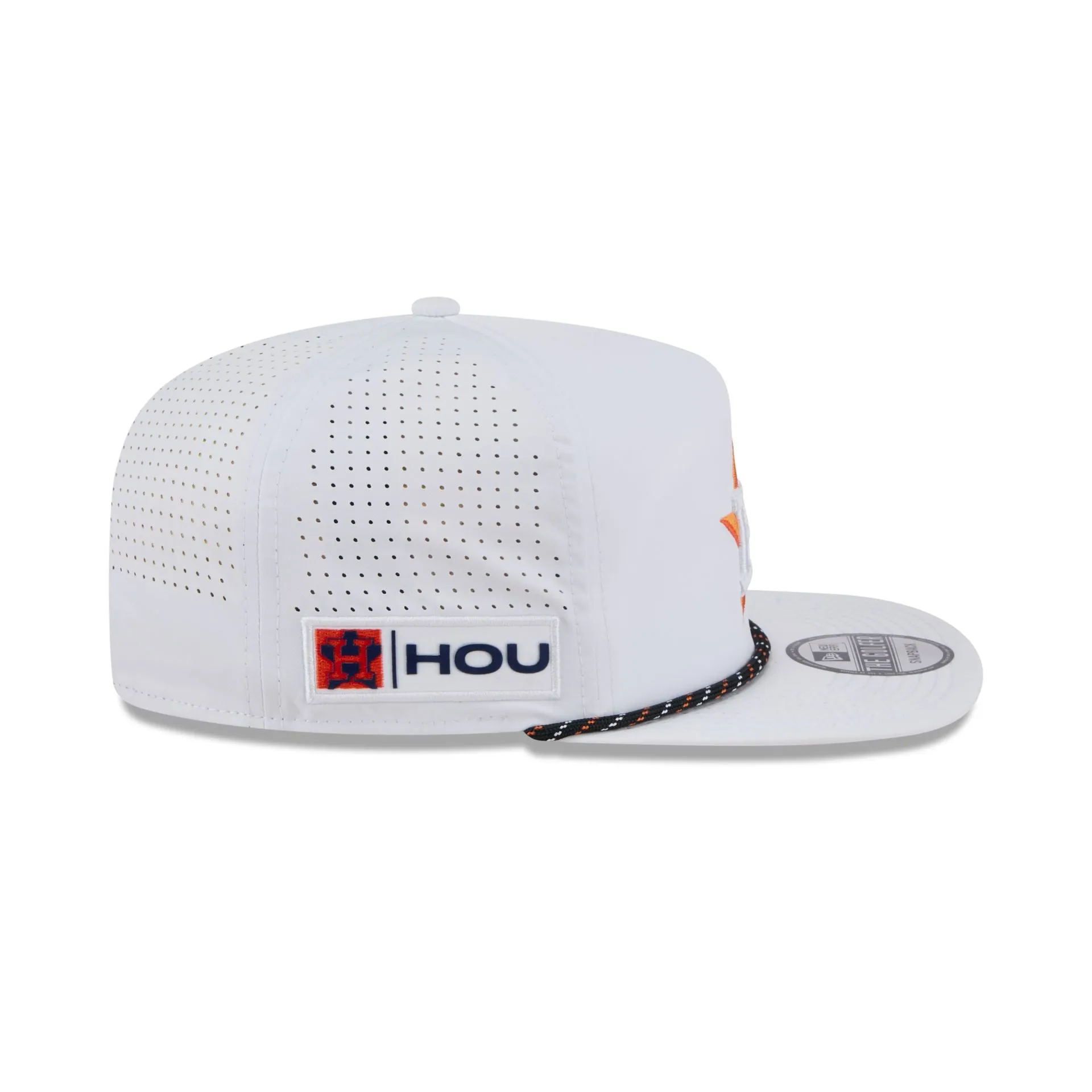 Houston Astros Optic White Performance Rope Golfer Hat sold by New Era product image thumbnail 5