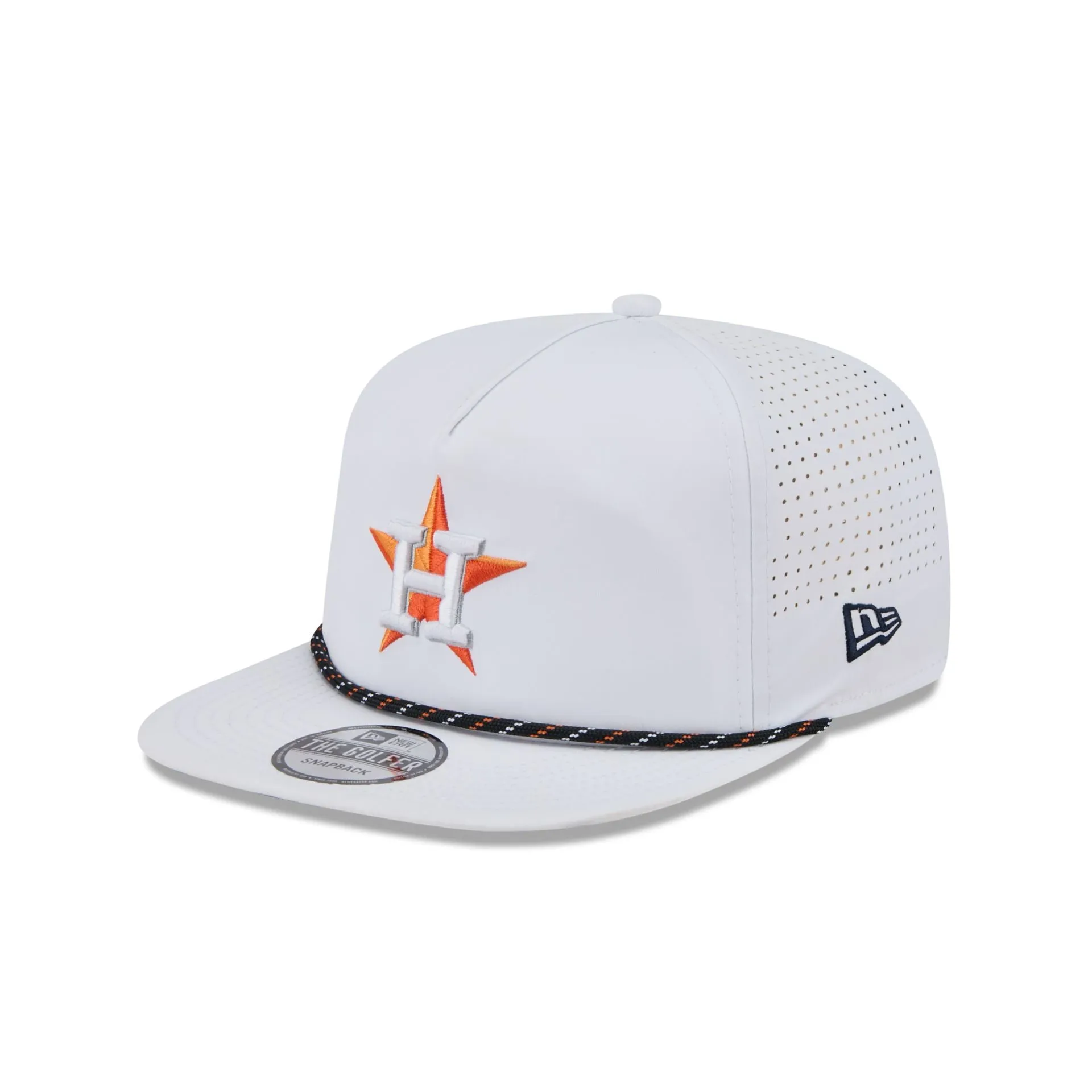 Houston Astros Optic White Performance Rope Golfer Hat sold by New Era