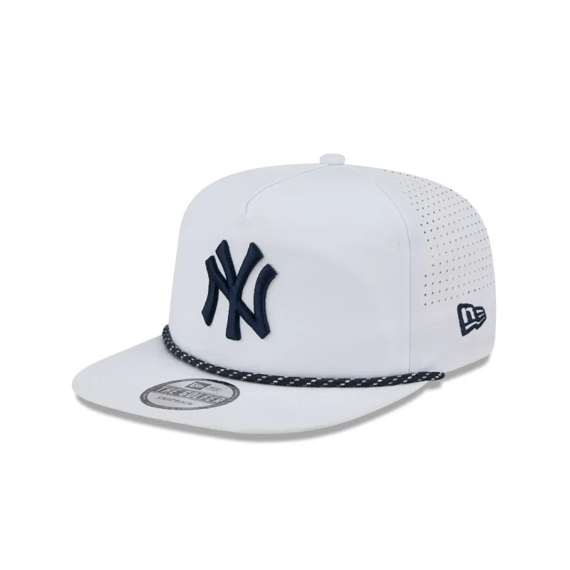 New York Yankees Optic White Performance Rope Golfer Hat sold by New Era