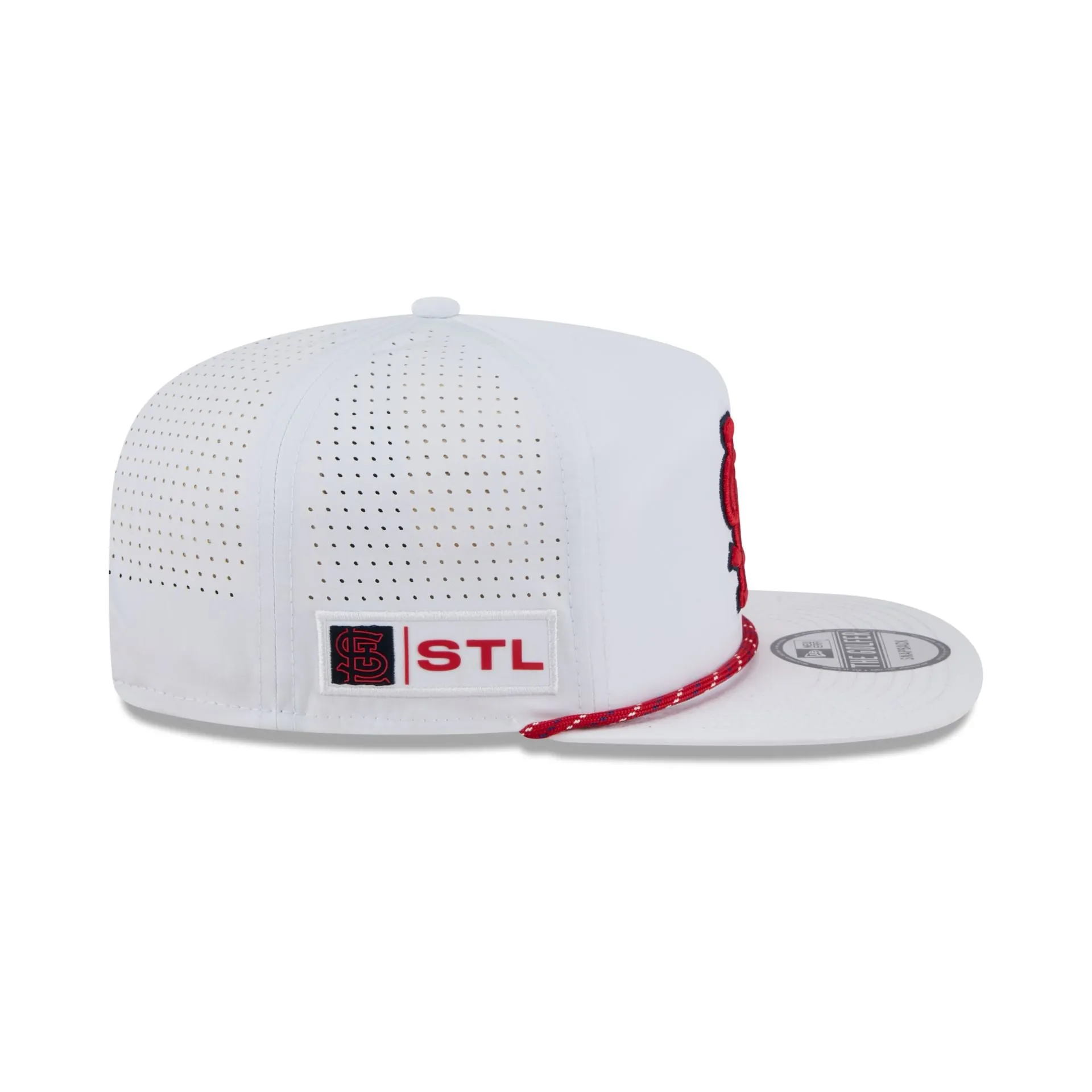 St. Louis Cardinals Optic White Performance Rope Golfer Hat sold by New Era product image thumbnail 5