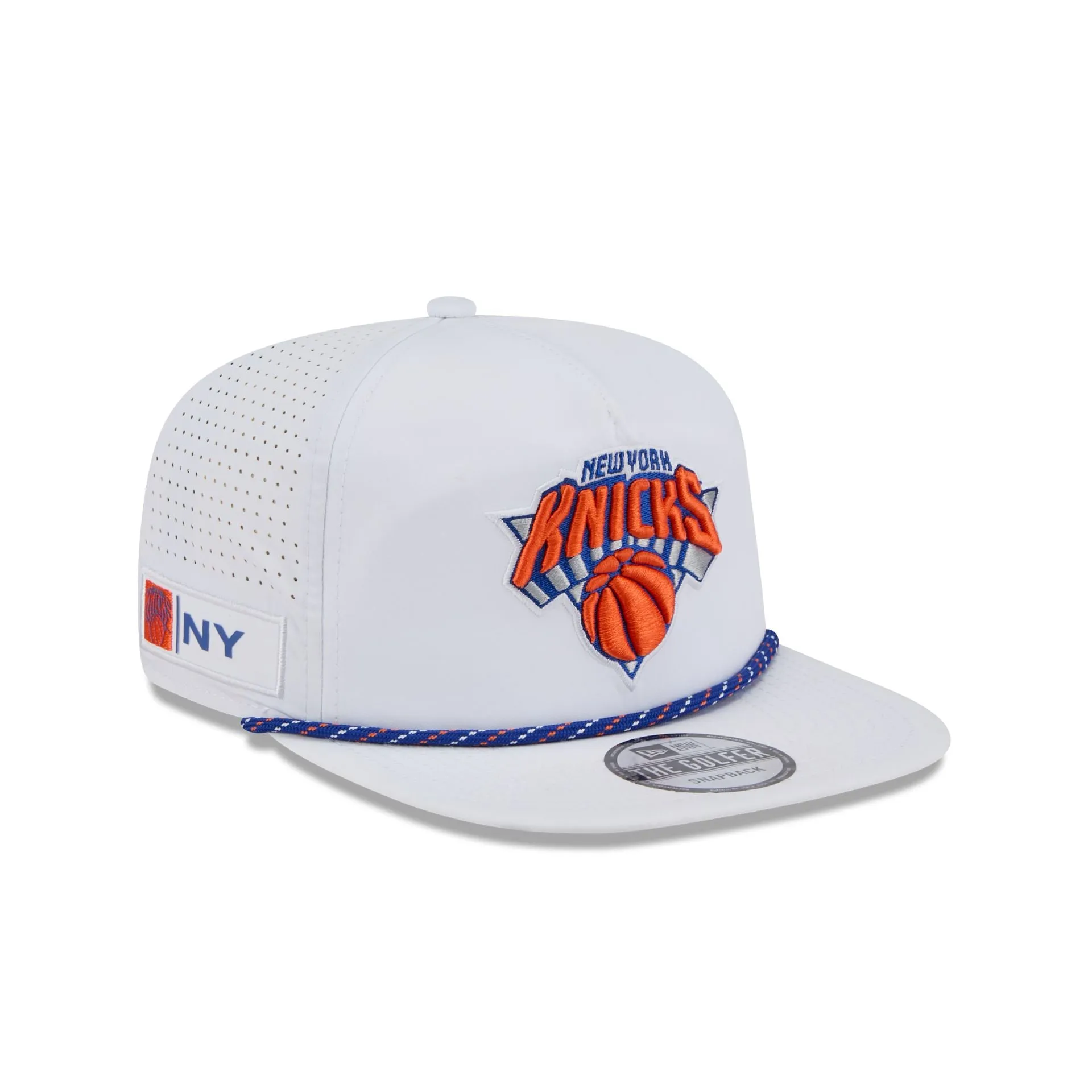 New York Knicks Optic White Performance Rope Golfer Hat sold by New Era product image thumbnail 3
