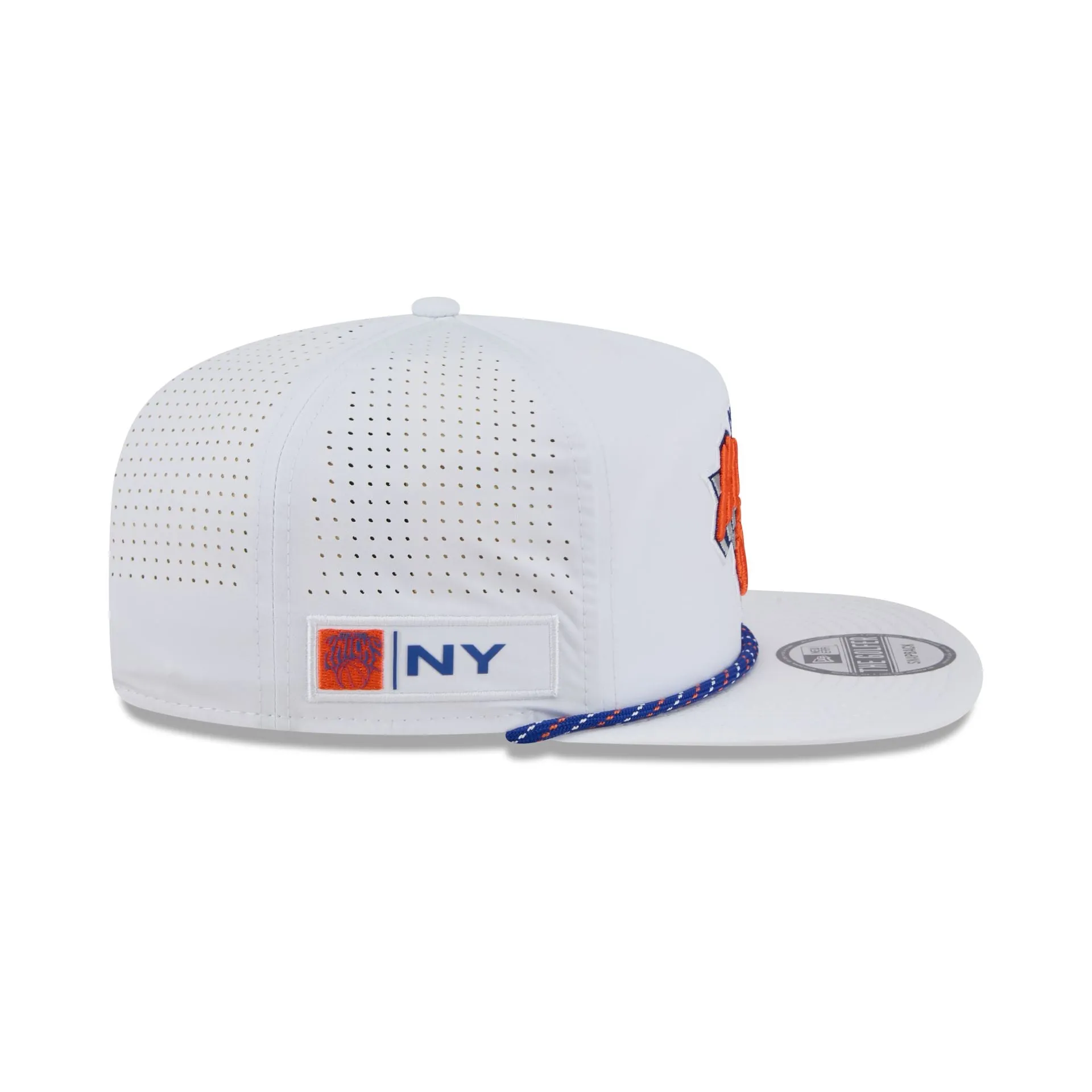New York Knicks Optic White Performance Rope Golfer Hat sold by New Era product image thumbnail 5