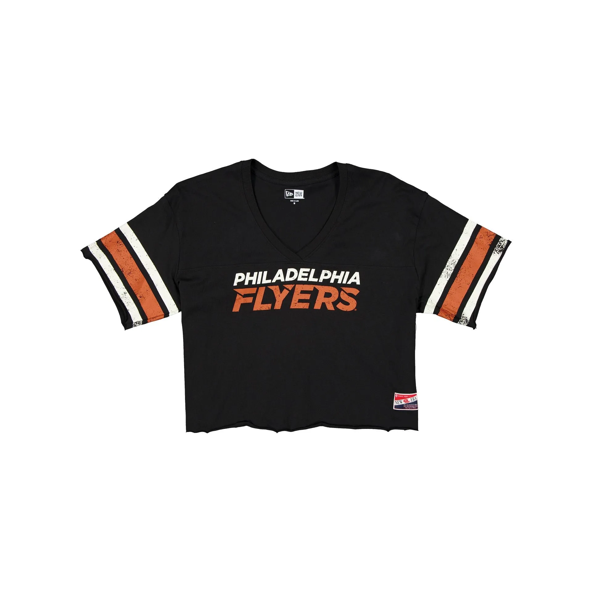 Philadelphia Flyers Throwback Cropped Women's T-Shirt sold by New Era