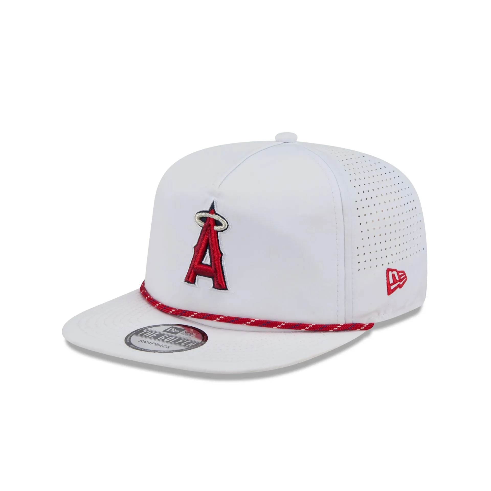 Los Angeles Angels Optic White Performance Rope Golfer Hat sold by New Era