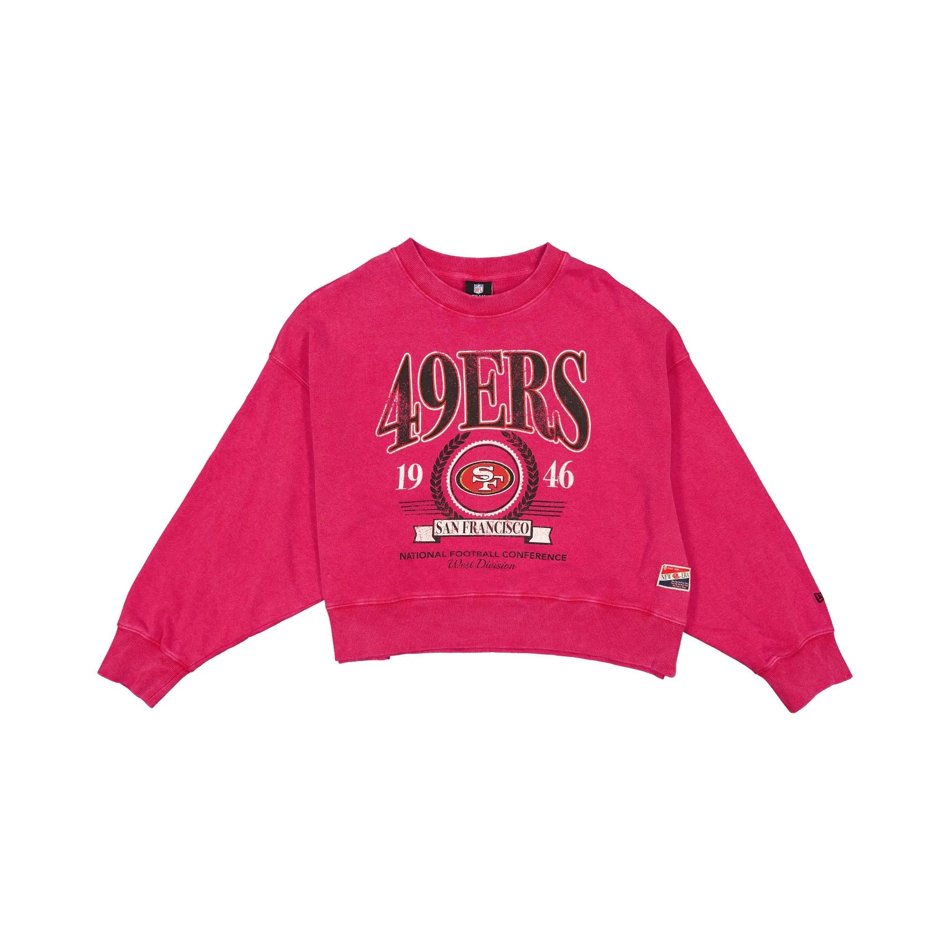 San Francisco 49ers Throwback Women's Crewneck sold by New Era