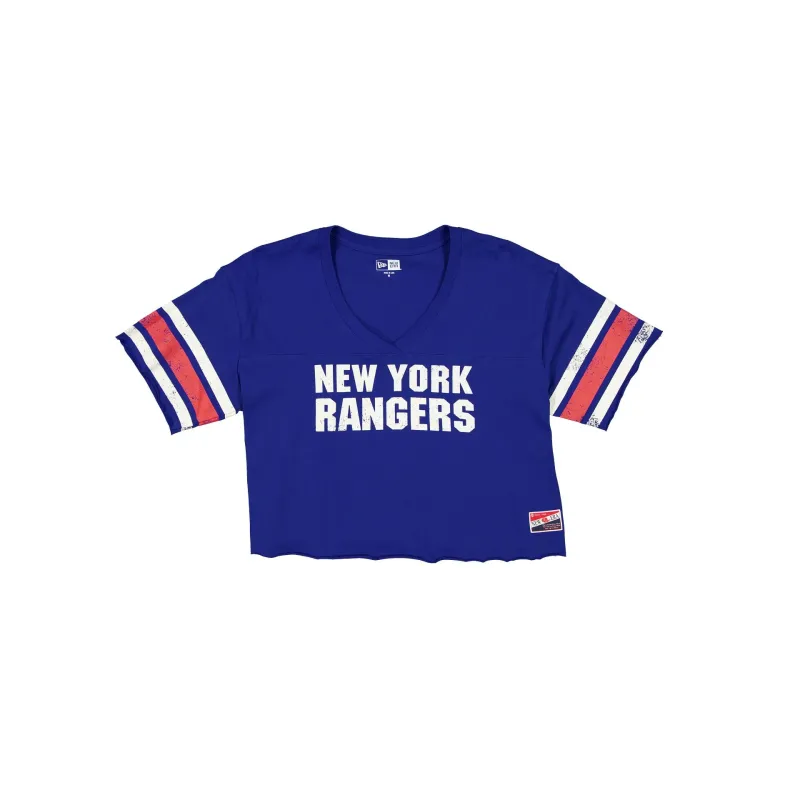 New York Rangers Throwback Cropped Women's T-Shirt sold by New Era
