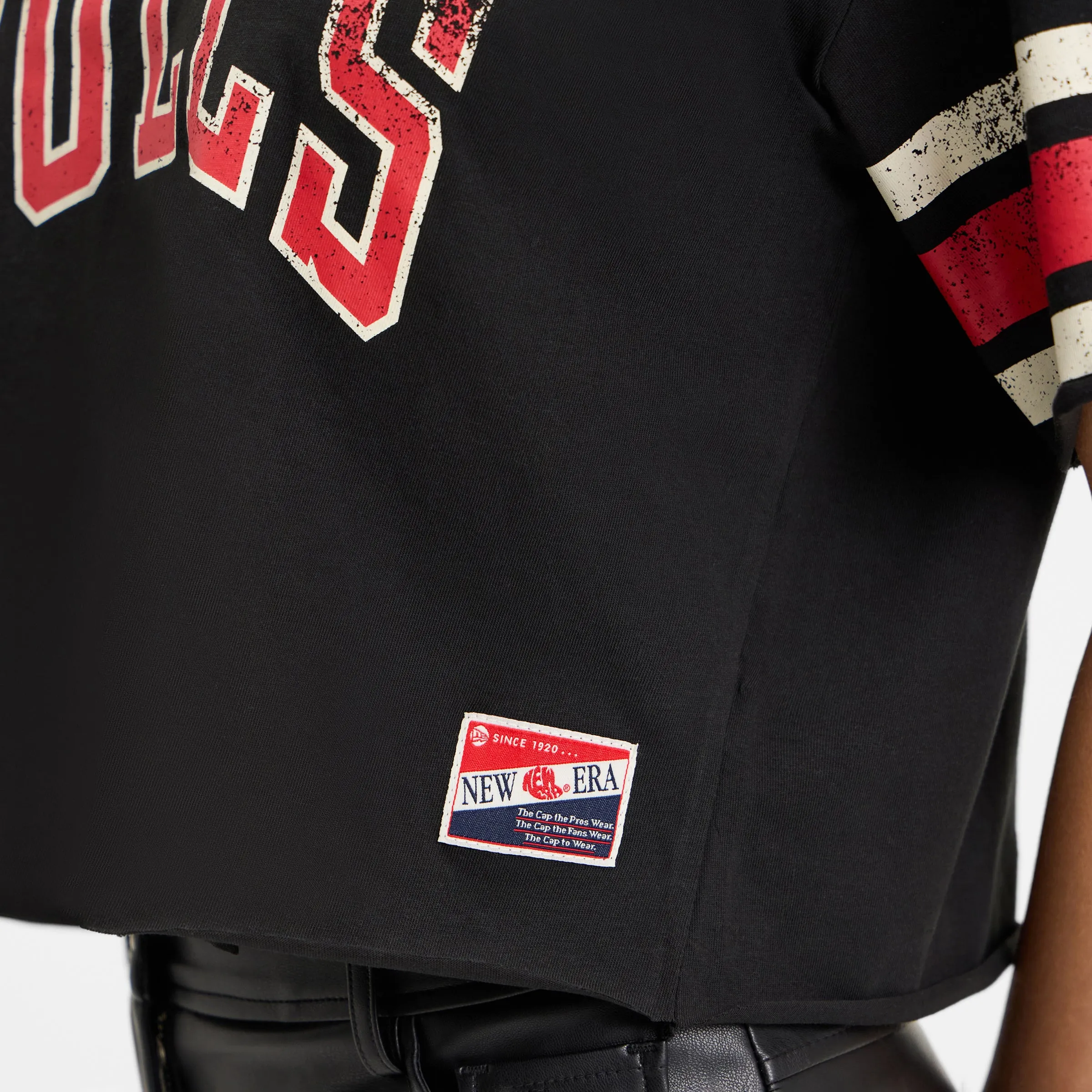 New York Rangers Throwback Cropped Women's T-Shirt sold by New Era product image thumbnail 4